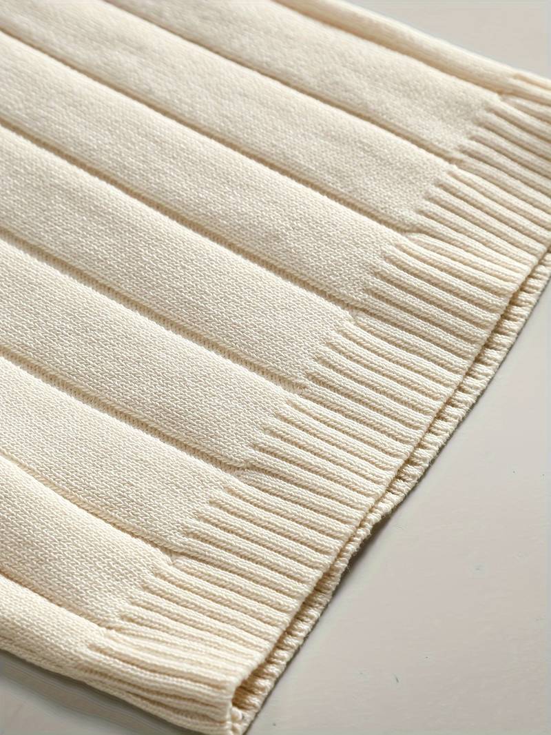 Old Money Classic geribbeld gebreid overhemd met korte mouwen en reverskraag