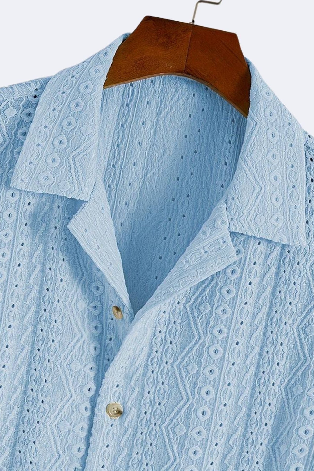 Oud geldpatroon klassiek gebreid elegant zomerpoloshirt