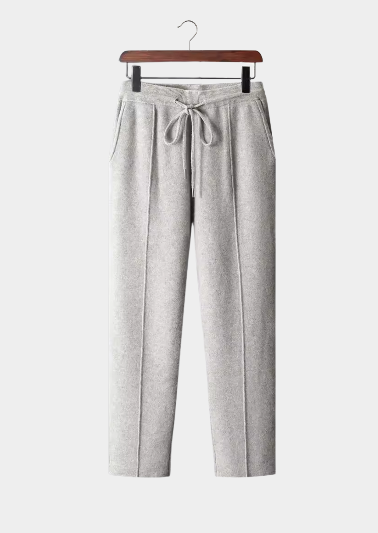 PURE EXTRA-FINE MERINO WOOL LEISURE TROUSERS