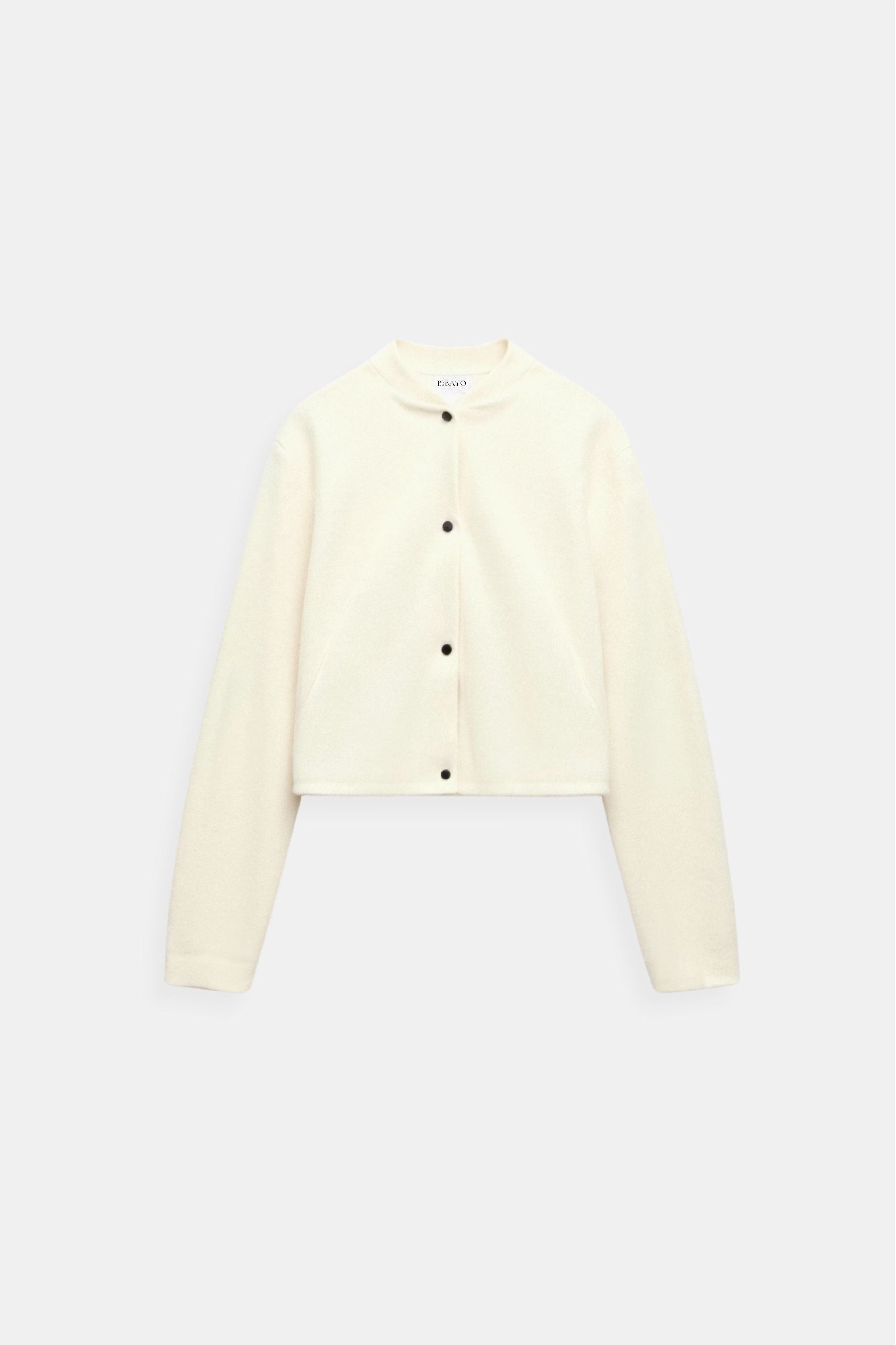 Short Elegant Women's Bomber Jacket