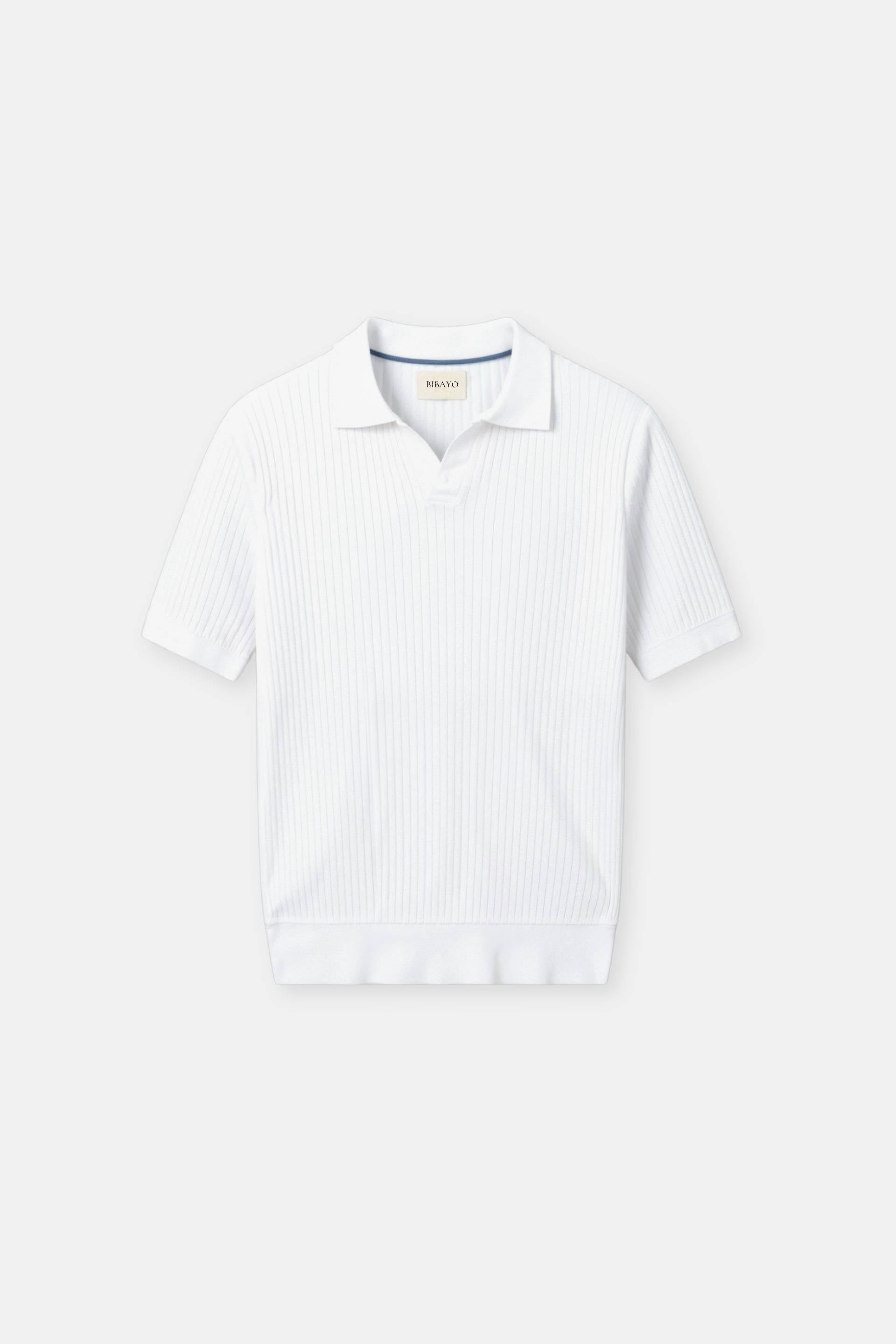 Ademend poloshirt met strepenpatroon van oud geld