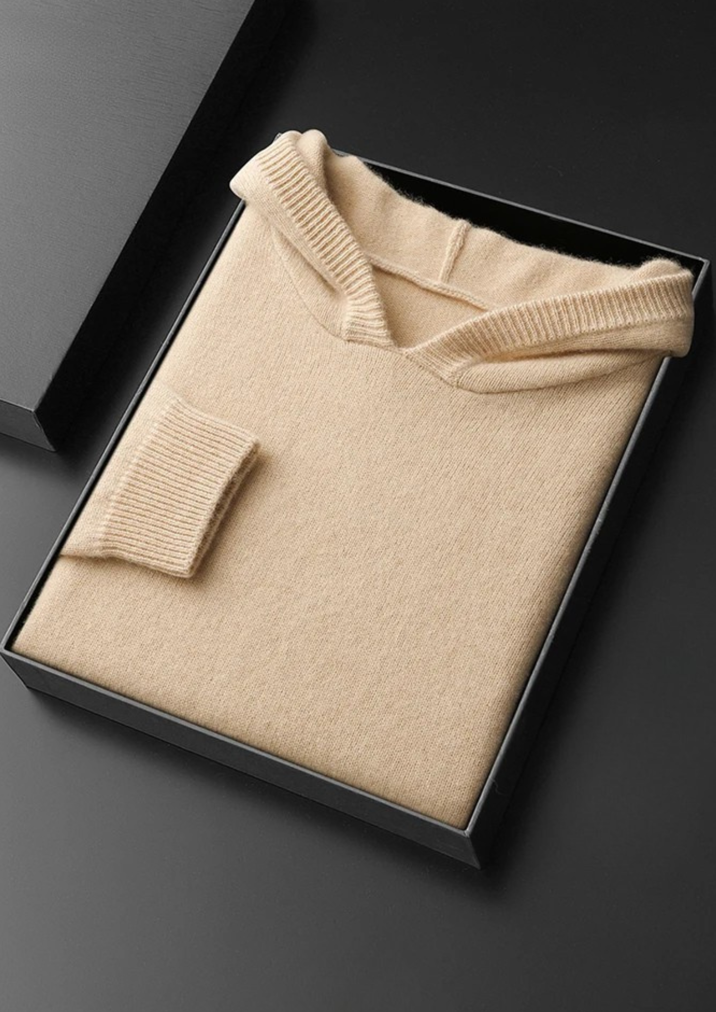 PREMIUM CASHMERE LEISURE HOODIE