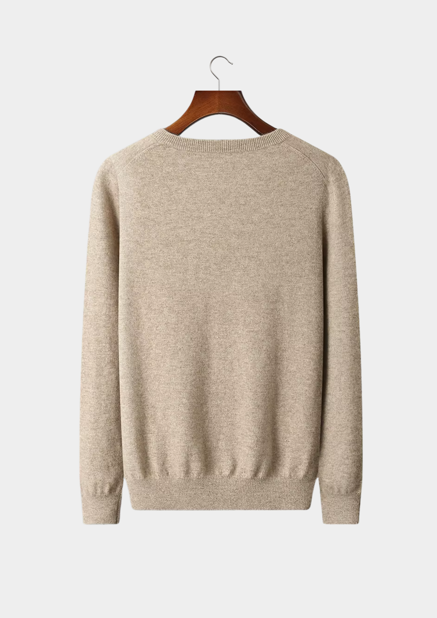 PURE EXTRA-FINE MERINO WOOL CLASSIC V-NECK SWEATER