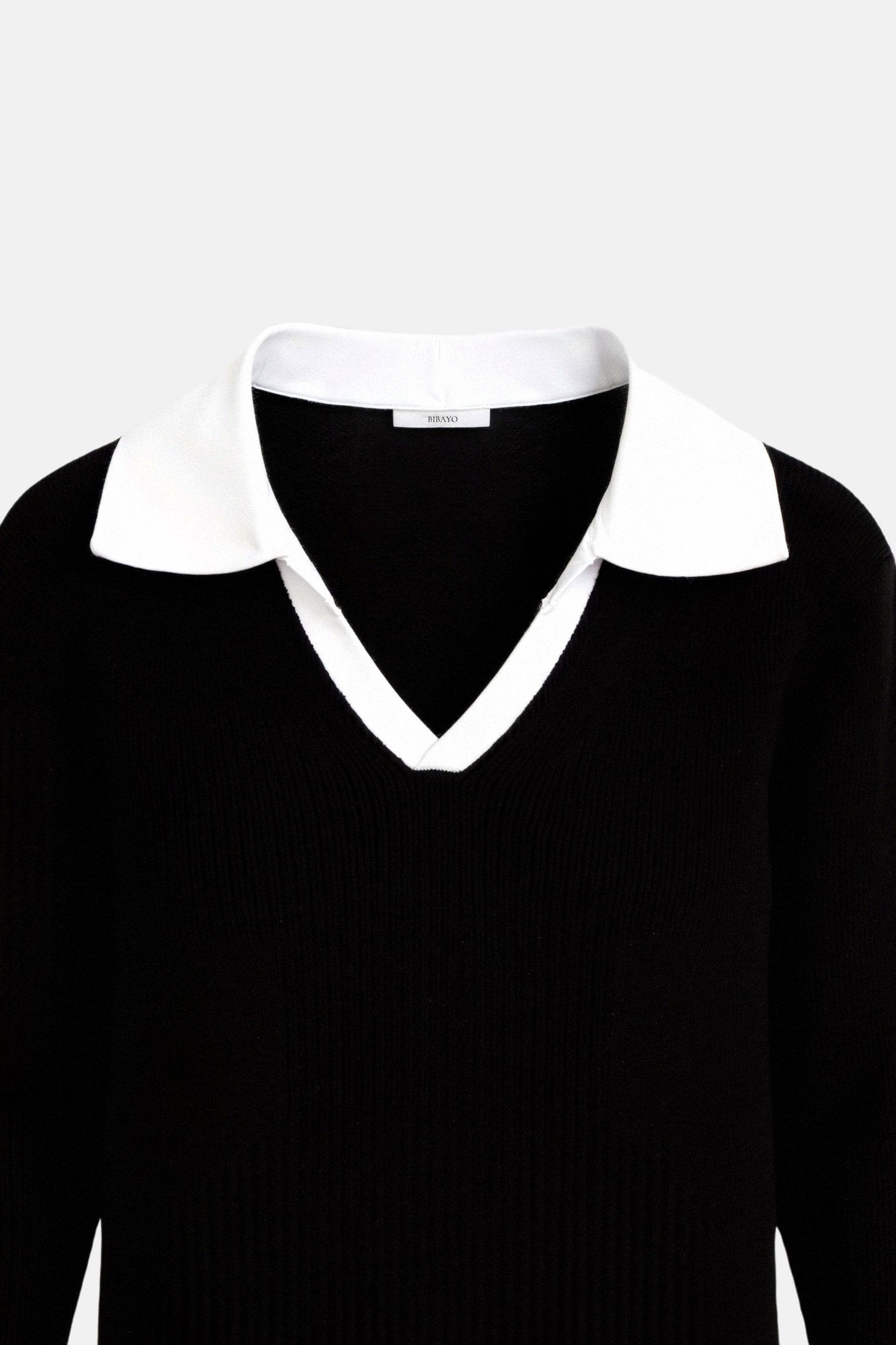 Old Money Dames Modieus Revers Fris En Elegant Gebreid Polo T-shirt