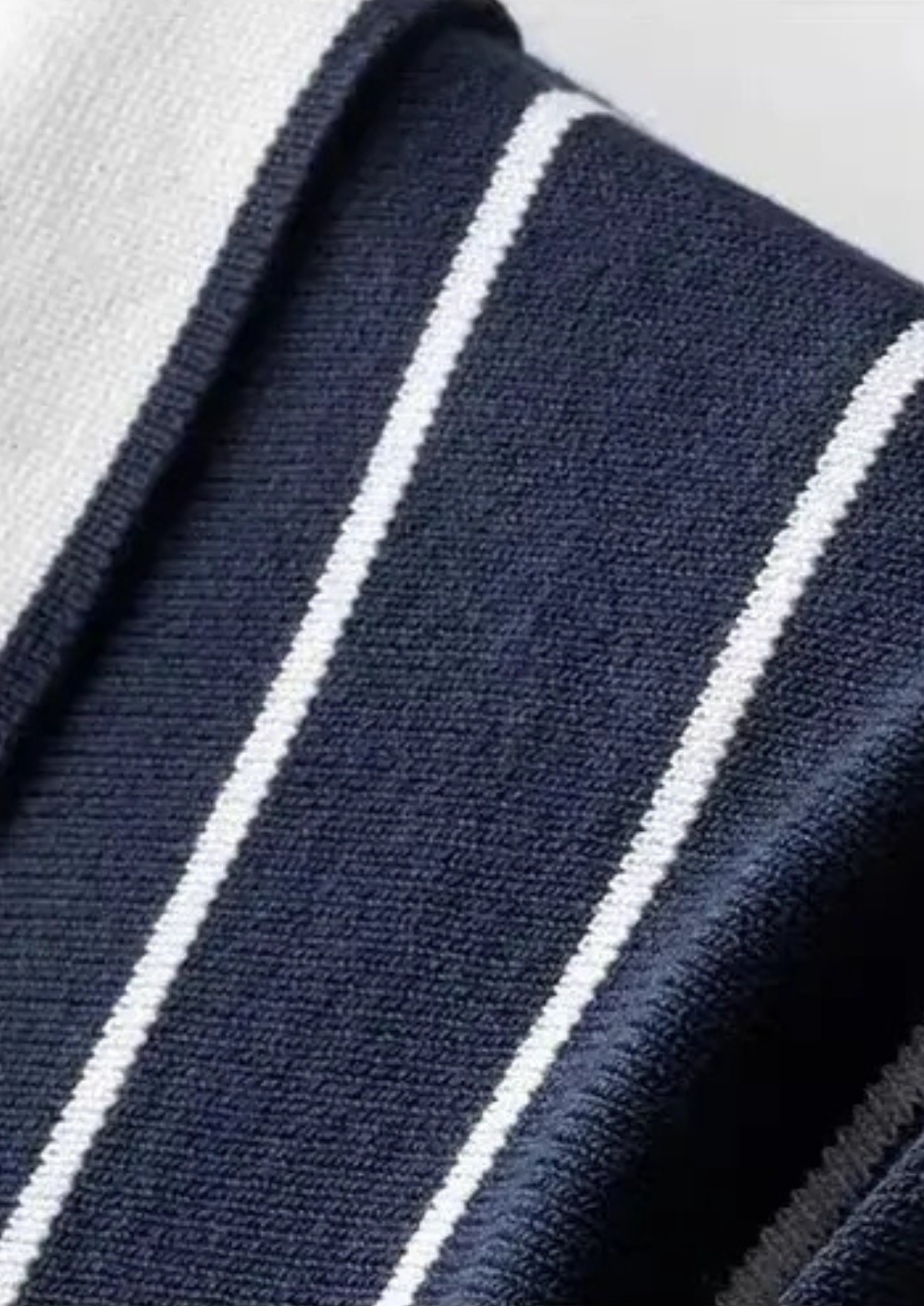 RIVIERA STRIPE BUTTON POLO