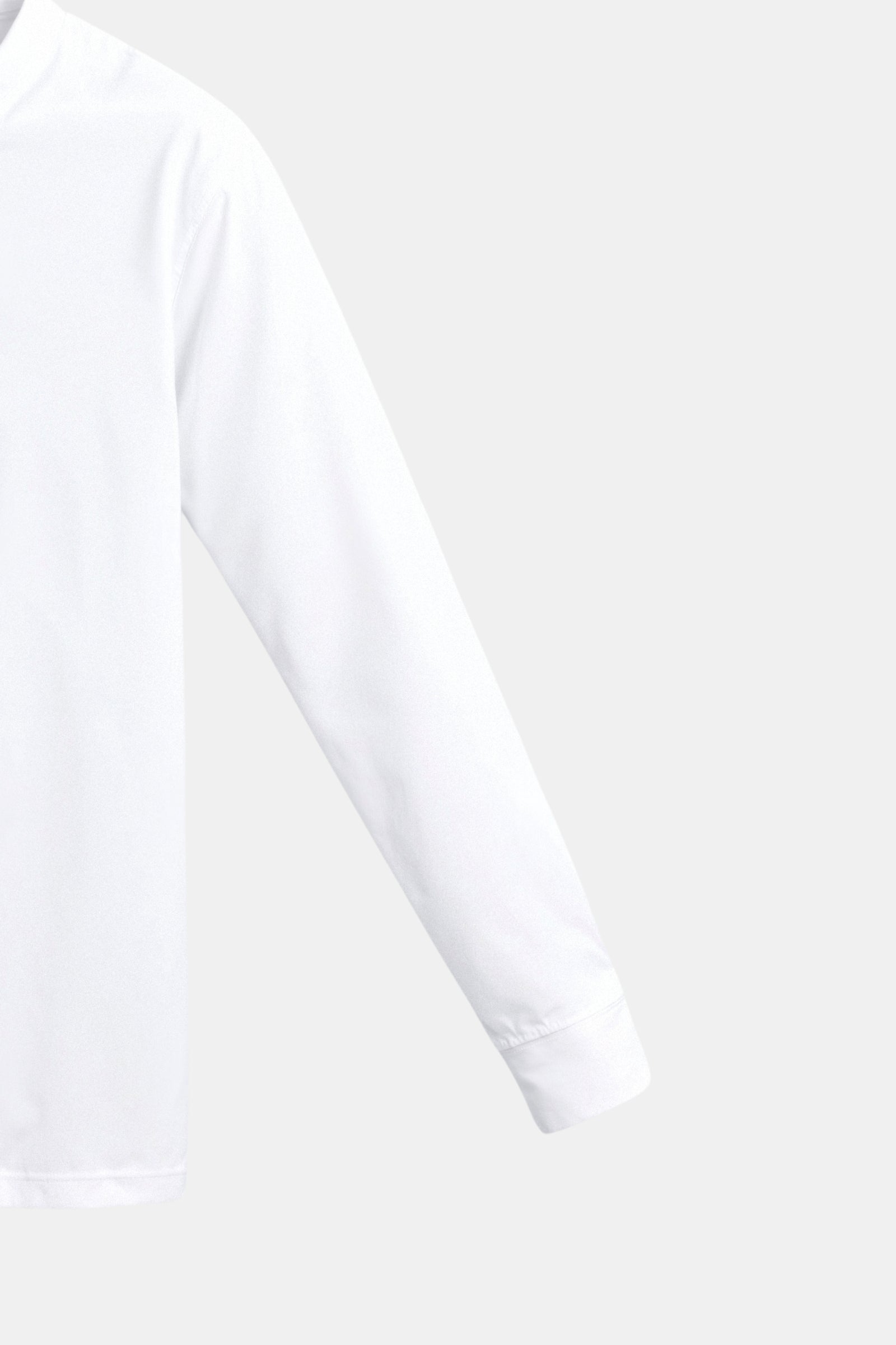 Oud geld katoenen linnen overhemd met lange mouwen