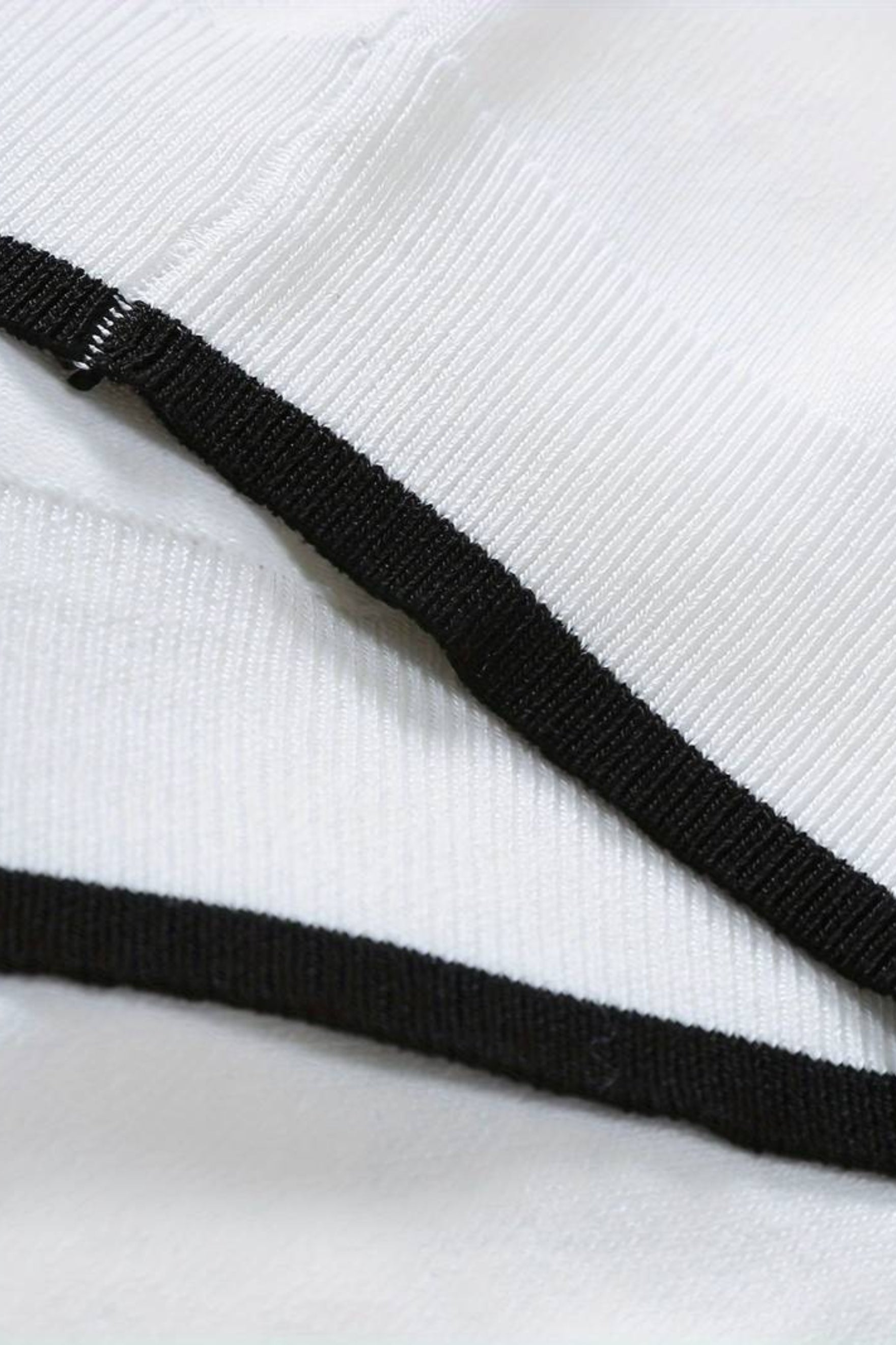 Old Money Color Matching Gebreid Kwart Rits Golf Polo T-shirt