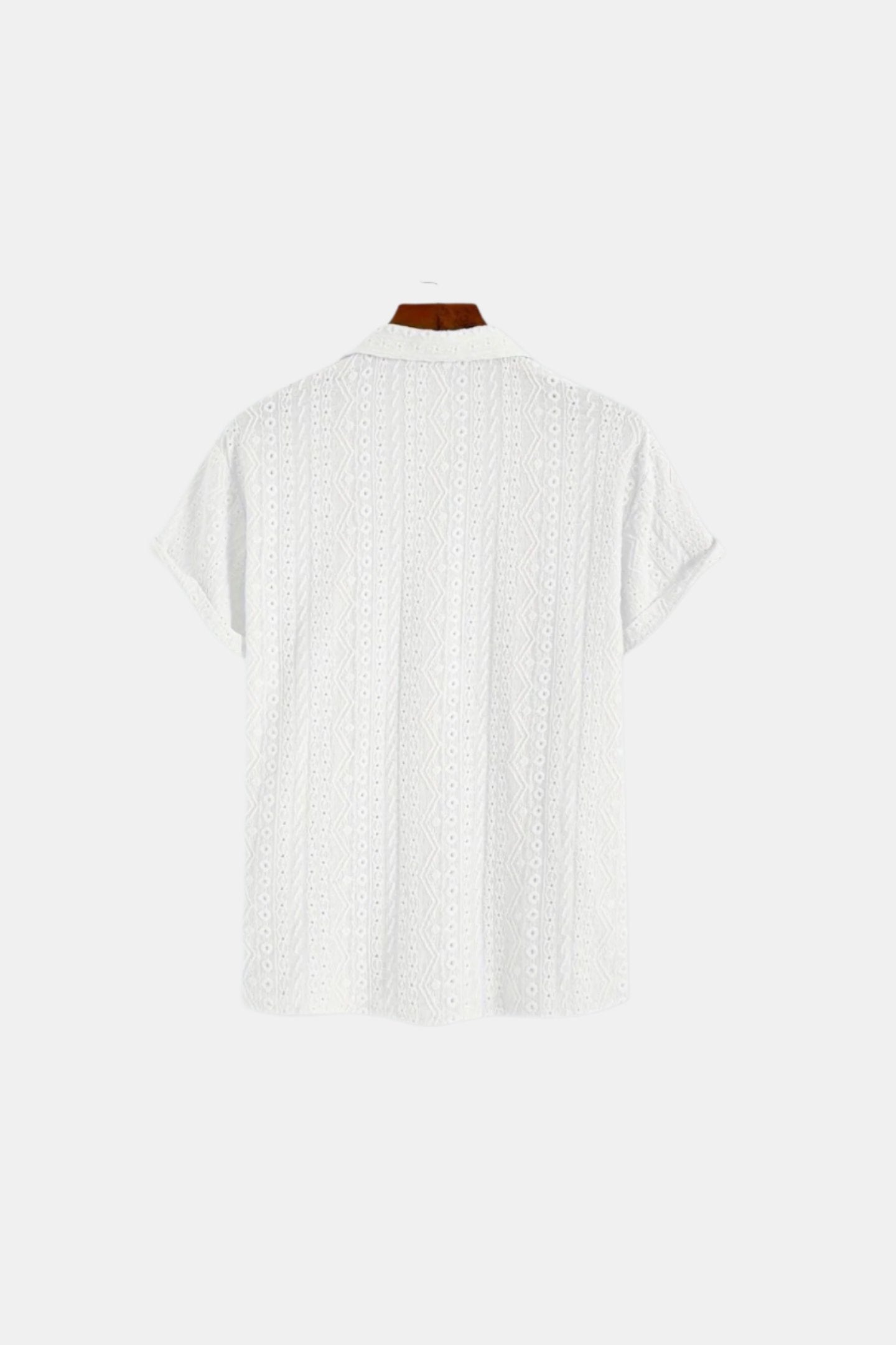 Oud geldpatroon klassiek gebreid elegant zomerpoloshirt