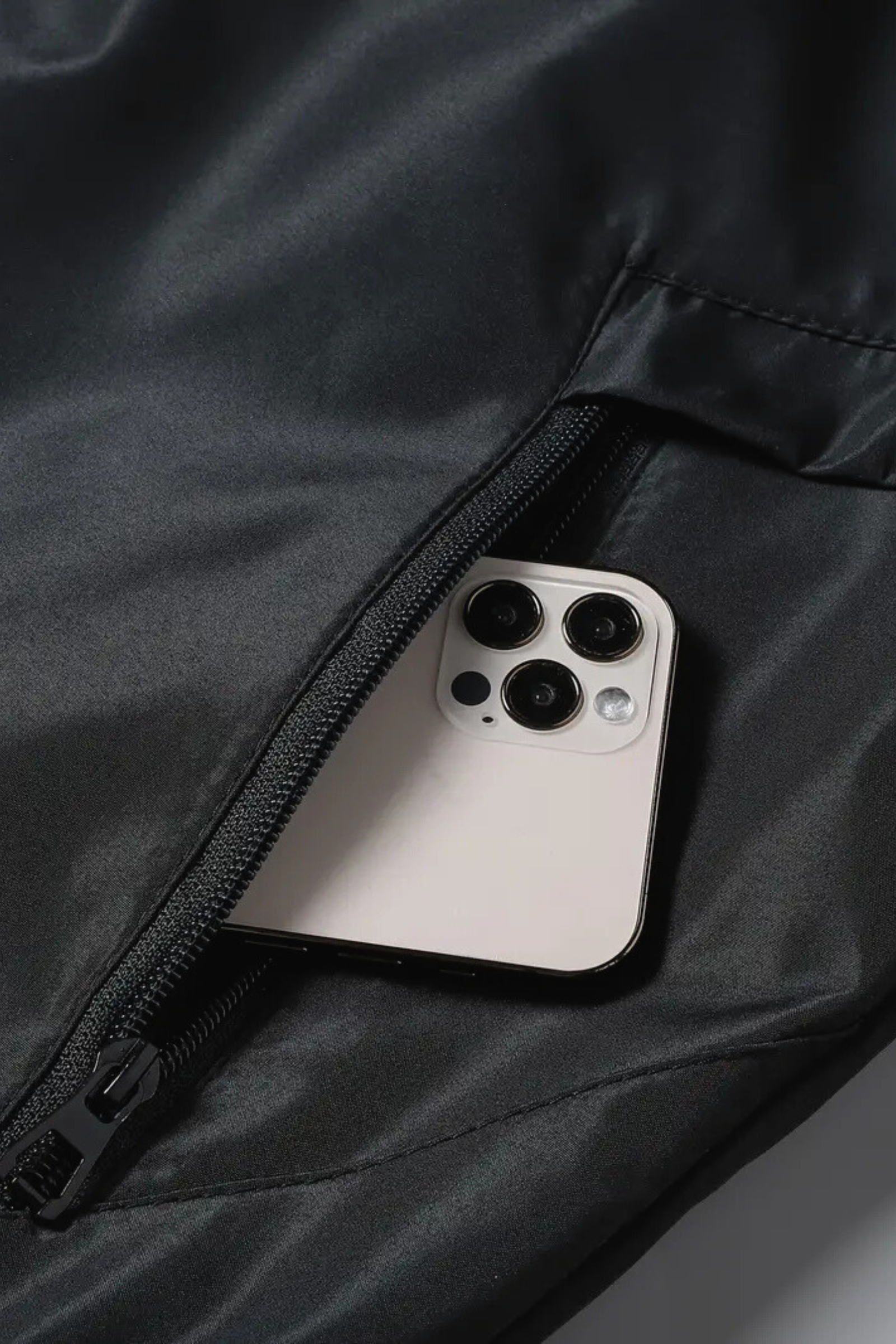 Business Premium effen jas met opstaande kraag