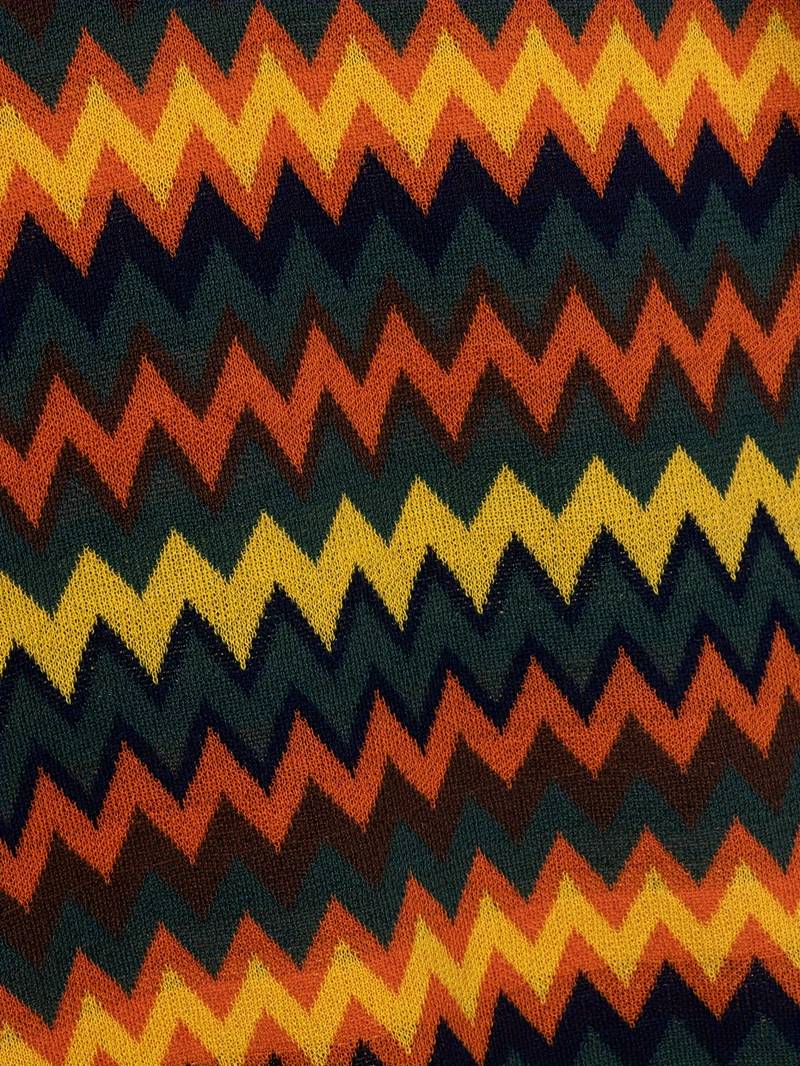 Chic gebreide polo met oud geldgolfpatroon