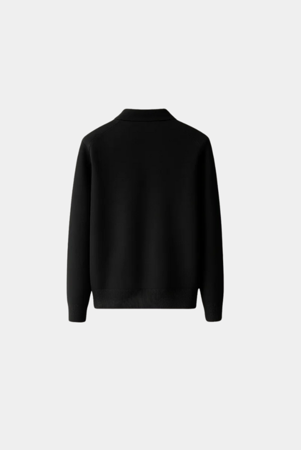 Black Polo Cardigan