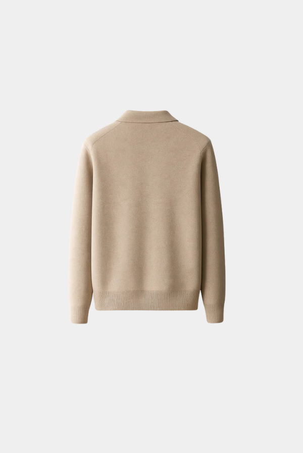 Camel Polo Cardigan