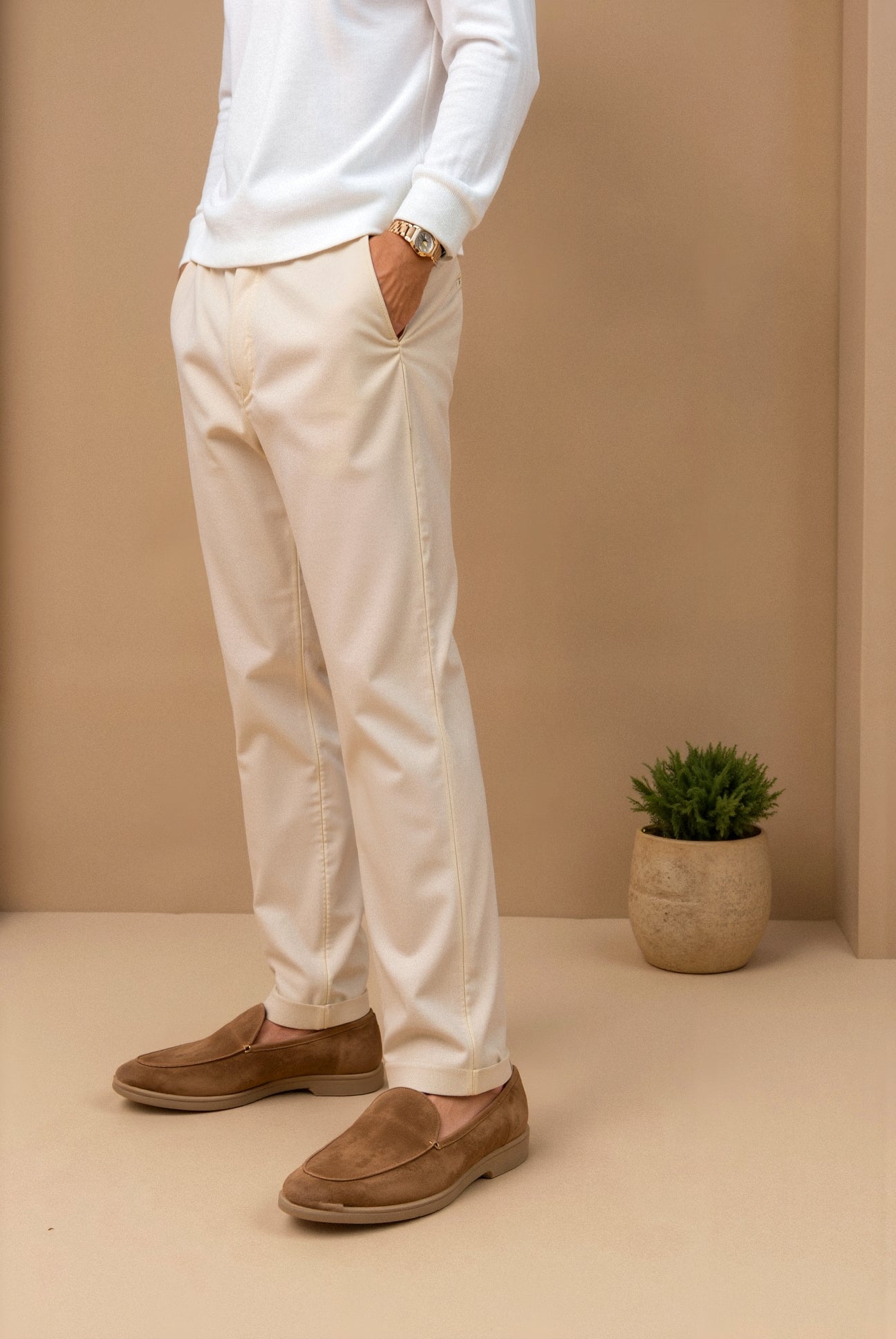 Old Money Classic Elegante Suède Loafers