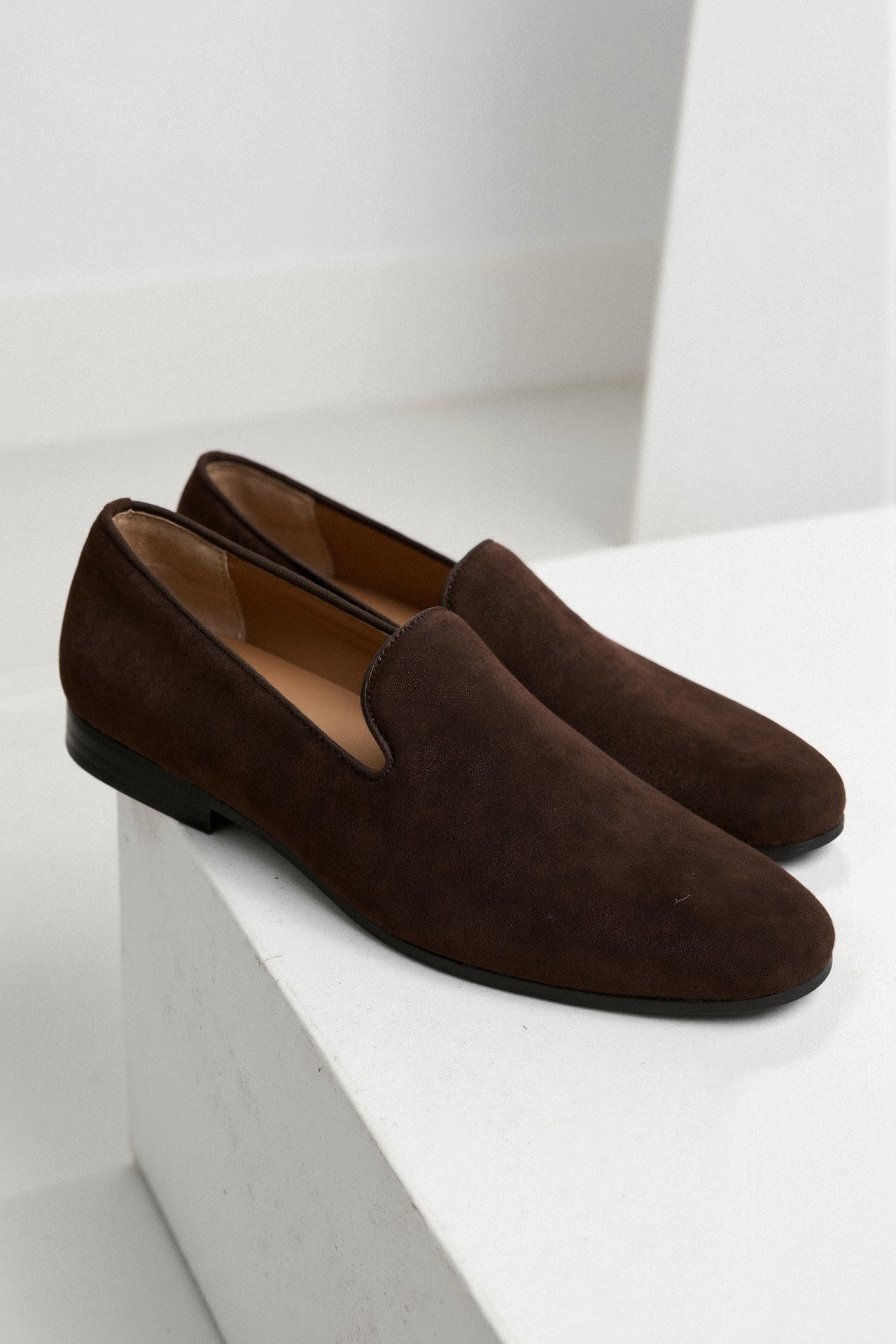 Old Money Heren Suède Antislip Loafers
