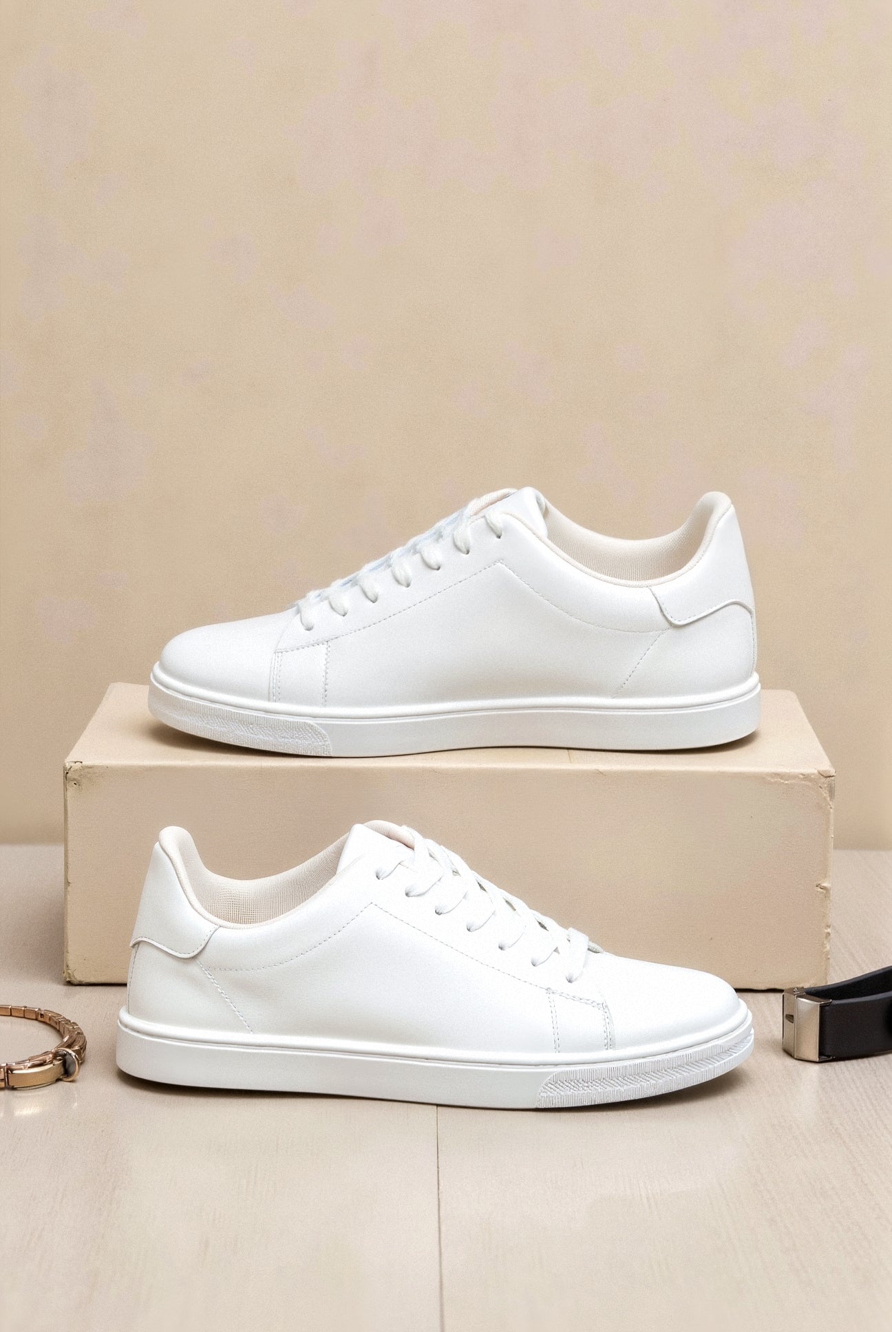 Old Money Classic Effen Kleur Elegante Sneaker Schoenen