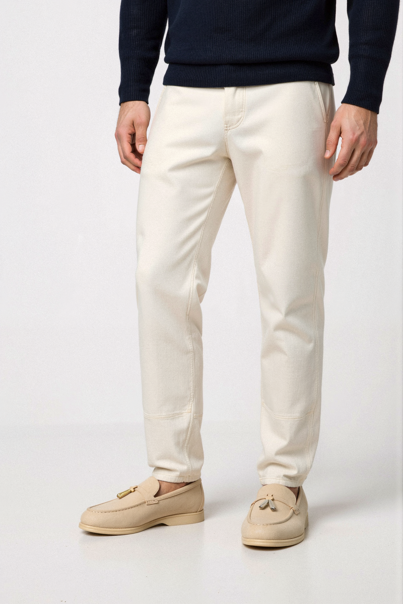 Ademende casual fluwelen loafers van Old Money