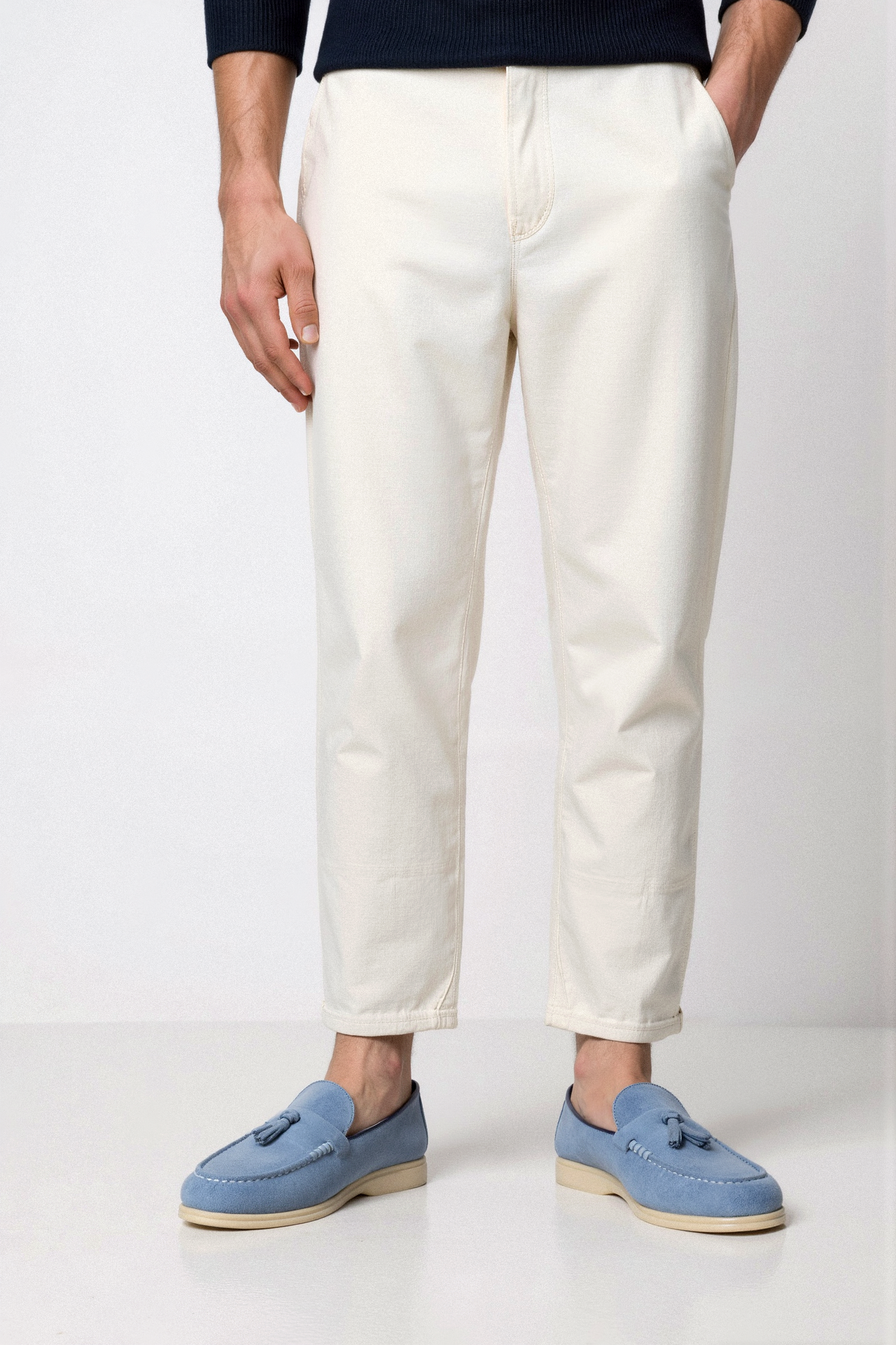 Ademende casual fluwelen loafers van Old Money