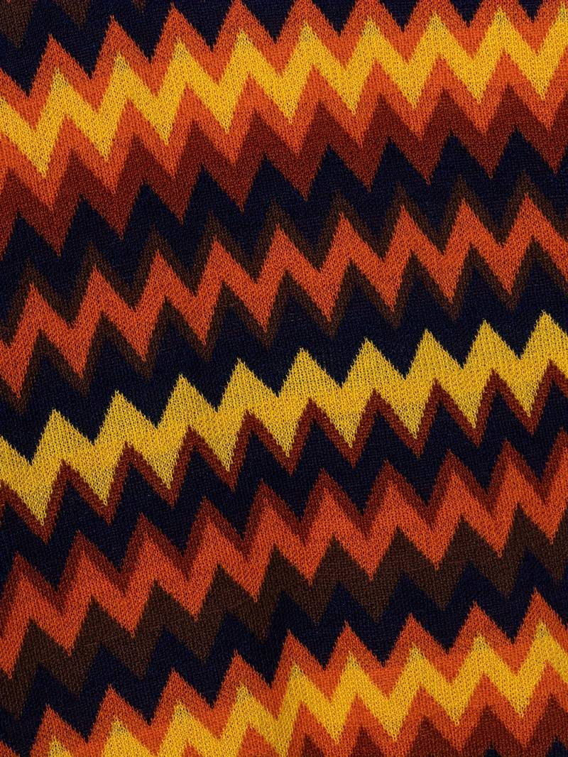 Chic gebreide polo met oud geldgolfpatroon