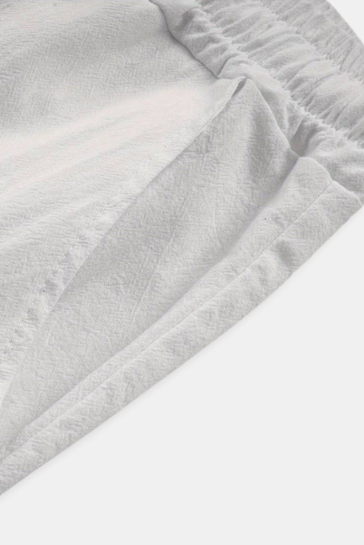 Oud geld lichtgewicht strand katoenen linnen broek