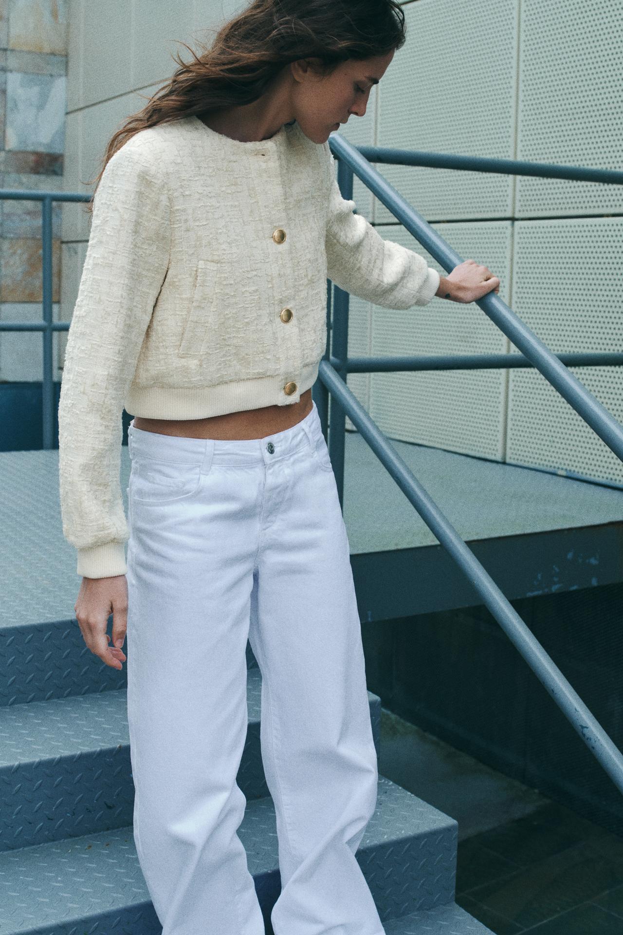 Old Money gestructureerde polobombertrui