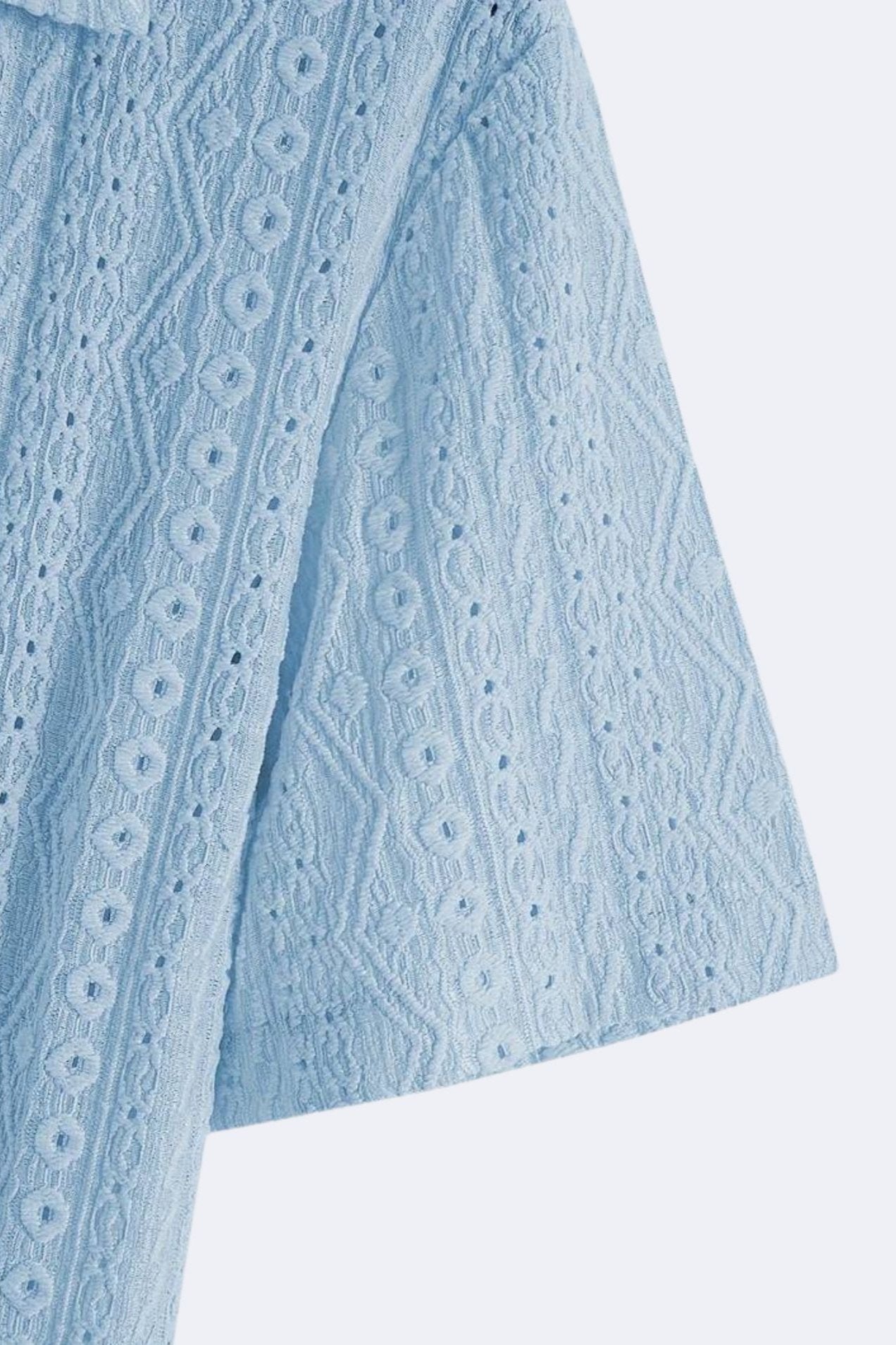 Oud geldpatroon klassiek gebreid elegant zomerpoloshirt 