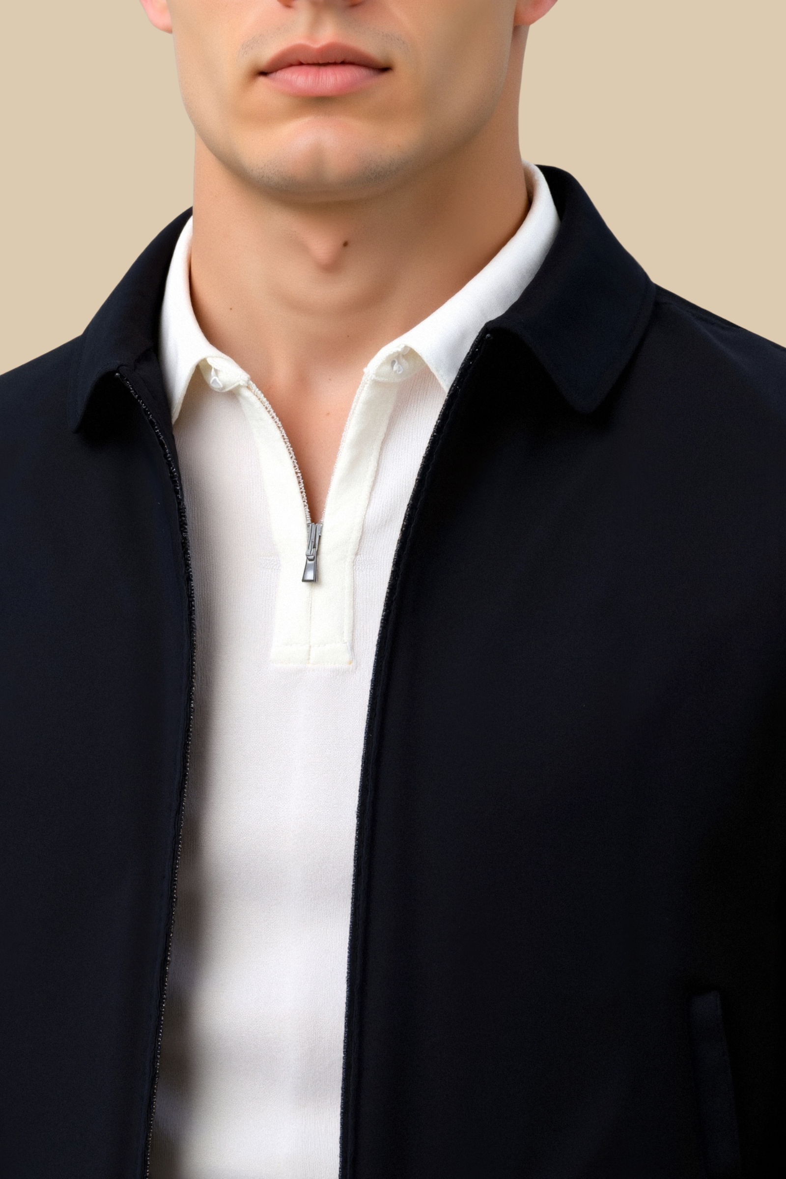 Elegante, slanke, strakke winterjas