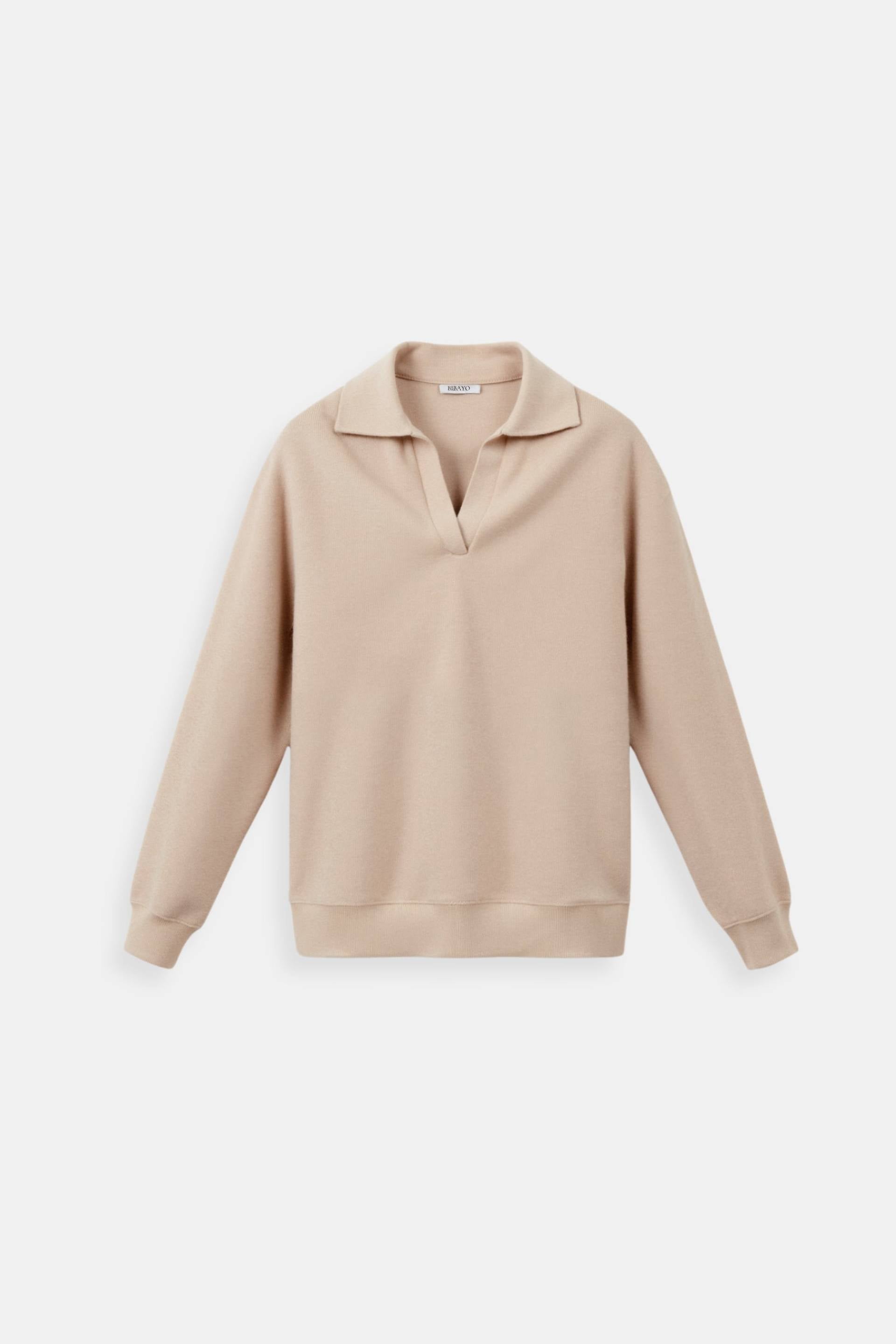 Old Money Casual lange mouwen pullover polotrui