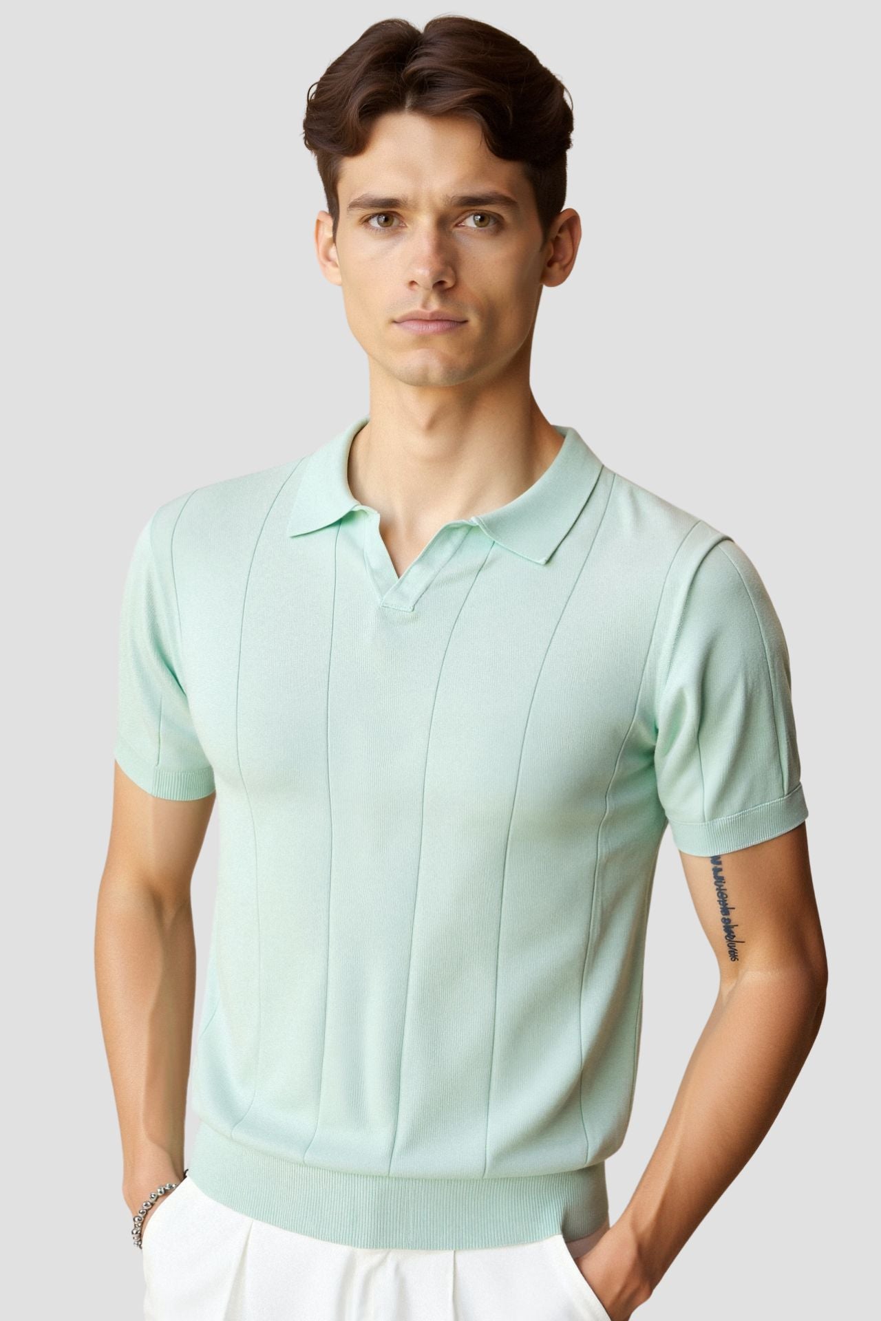 Oud Geld Lineair Polo T-shirt