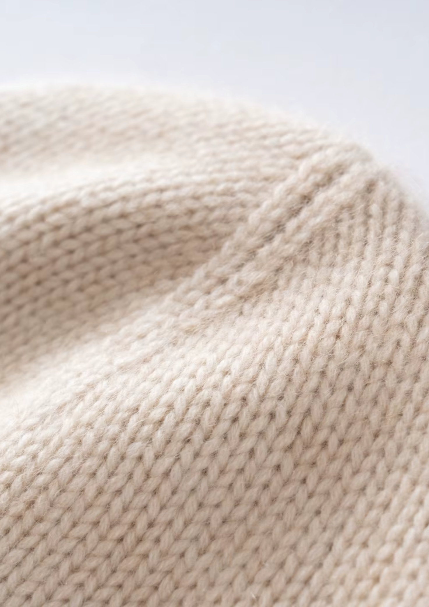 SAND CASHMERE WINTERTIME BEANIE