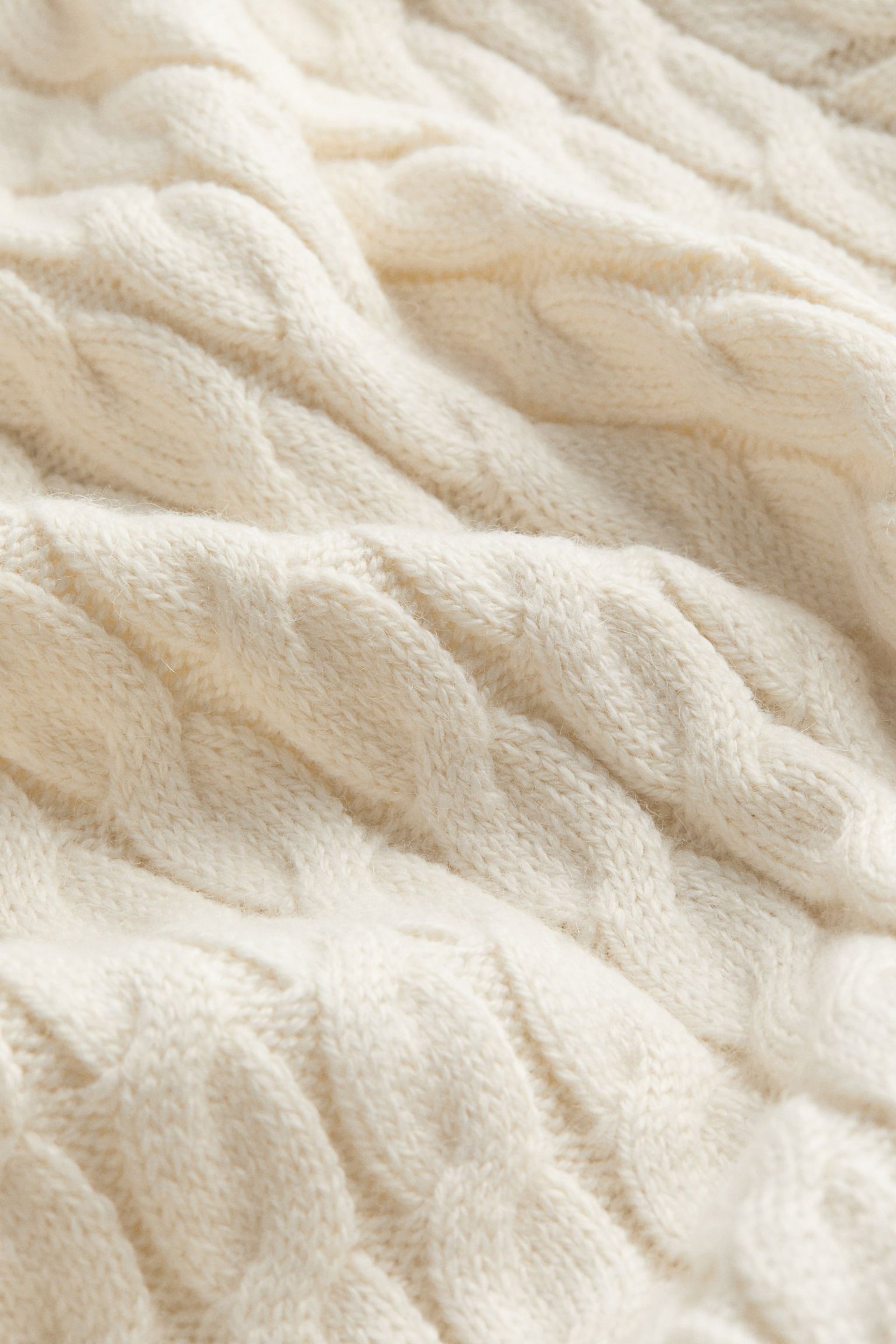 Oud geld losse kabel breipatroon trui 