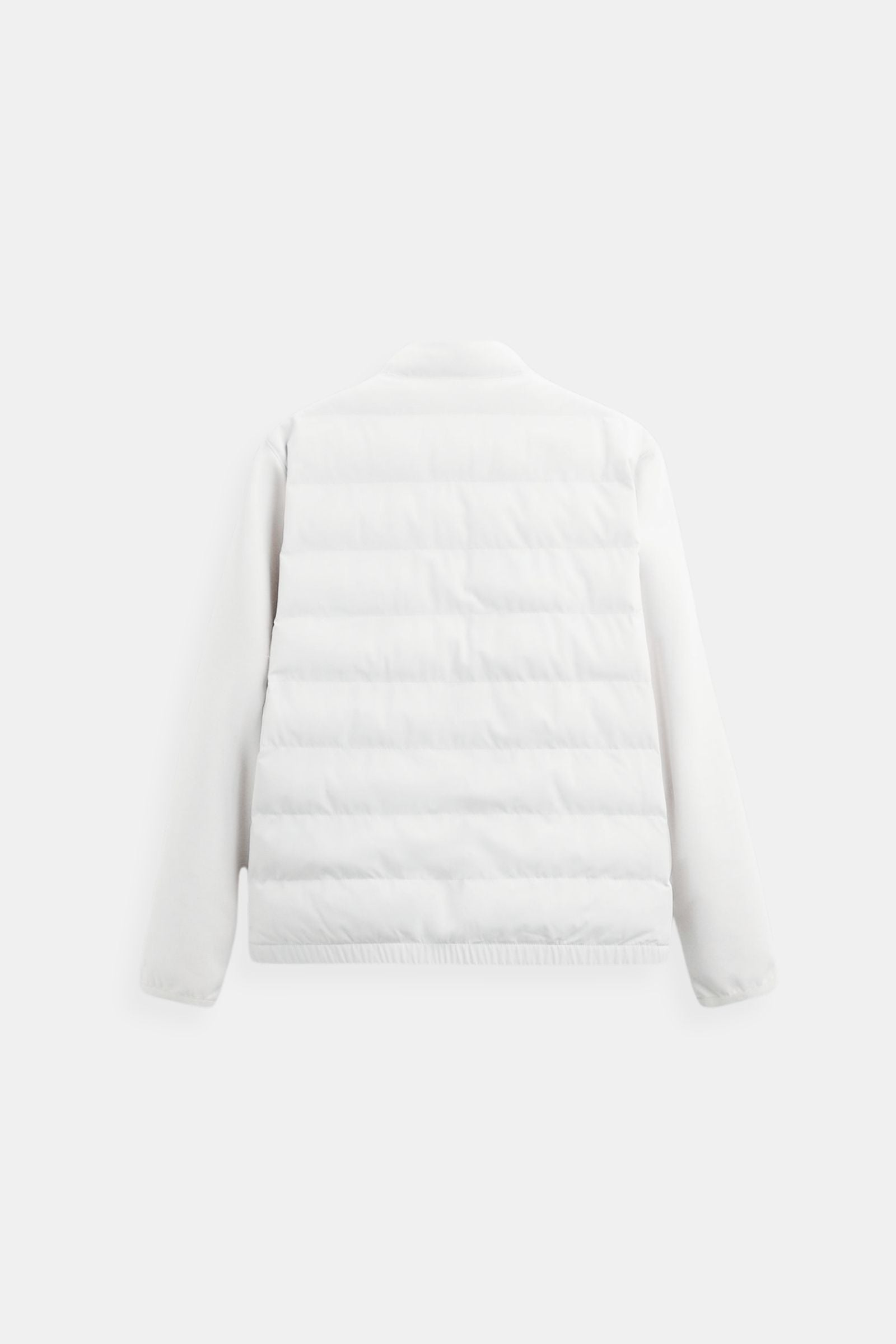 Premium gelaagde jas met rechte kraag