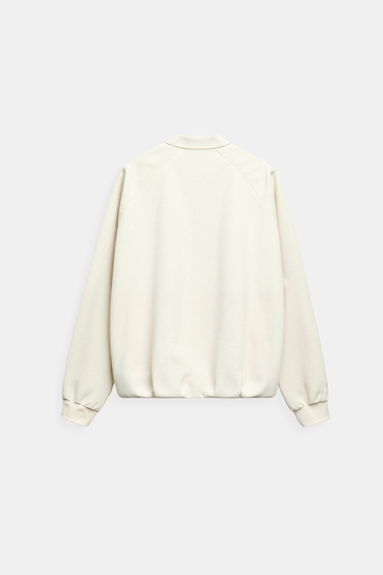 Premium gewatteerde jas met O-halskraag