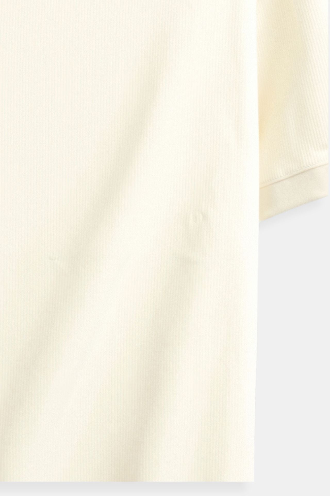 Old Money Wollen Structuur Polo T-shirt