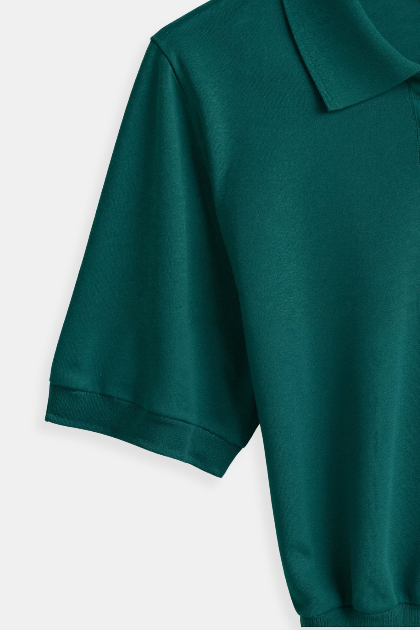 Old Money Classic Casual Effen Kleur Kraag Reeve Kraag T-shirt