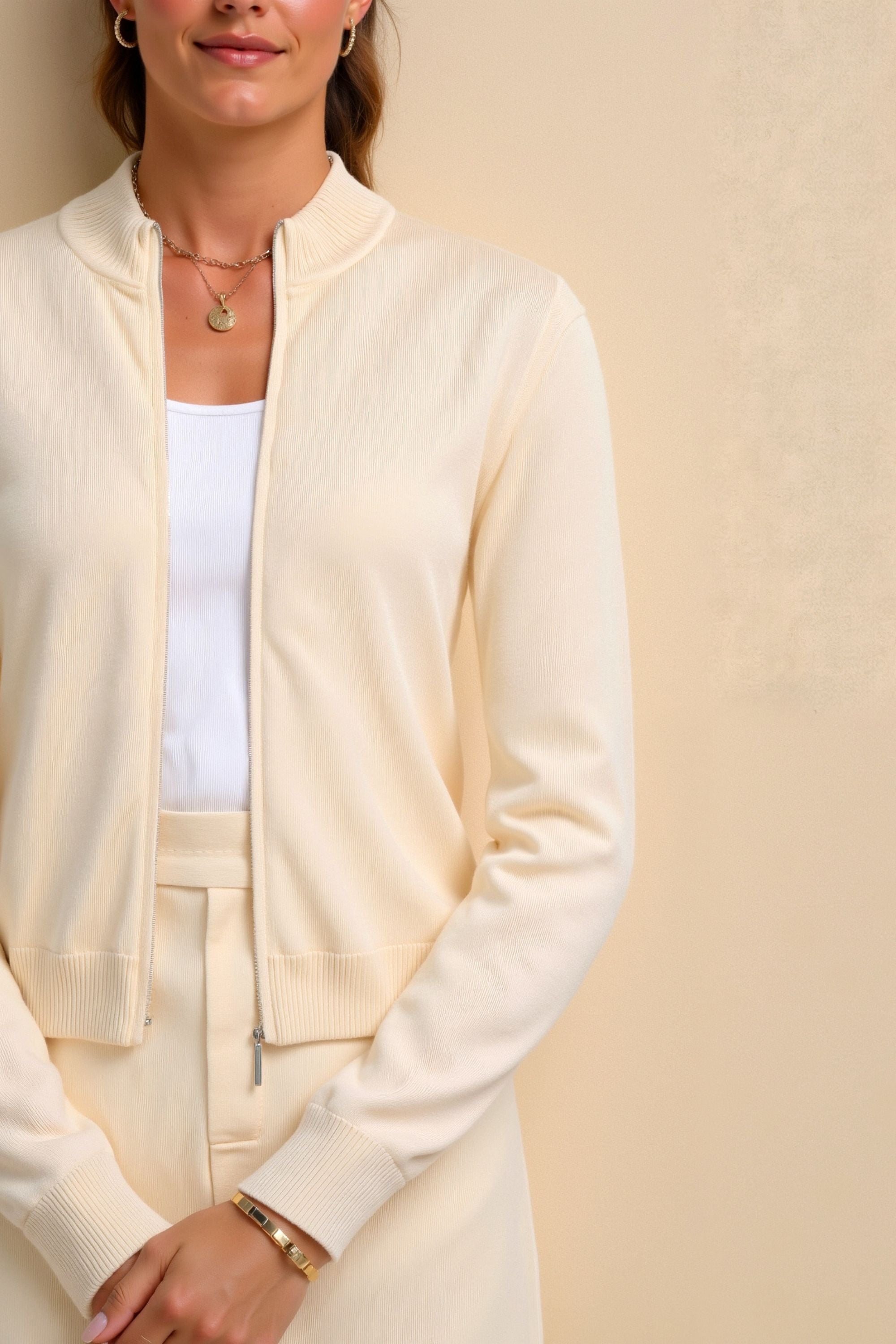 Smart Luxury Pullover Slim Fit Zip Sweater