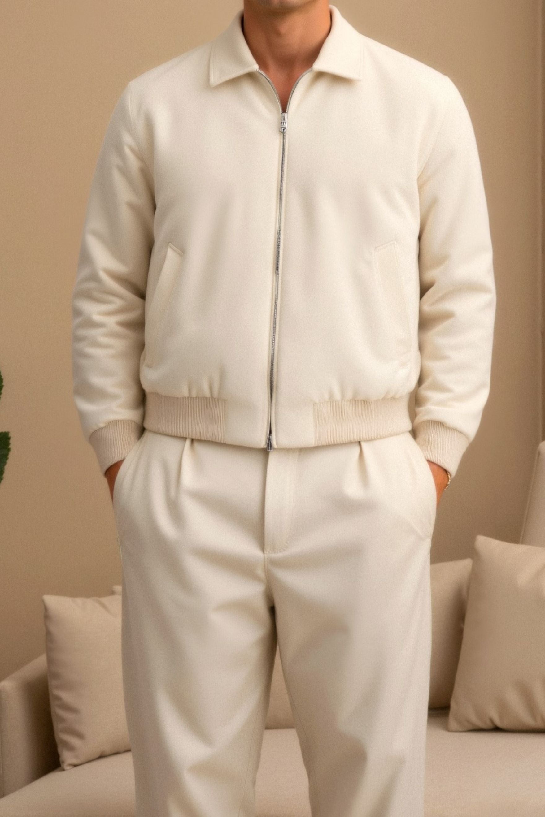 Heren Casual Polo Kraag Warme Jassen