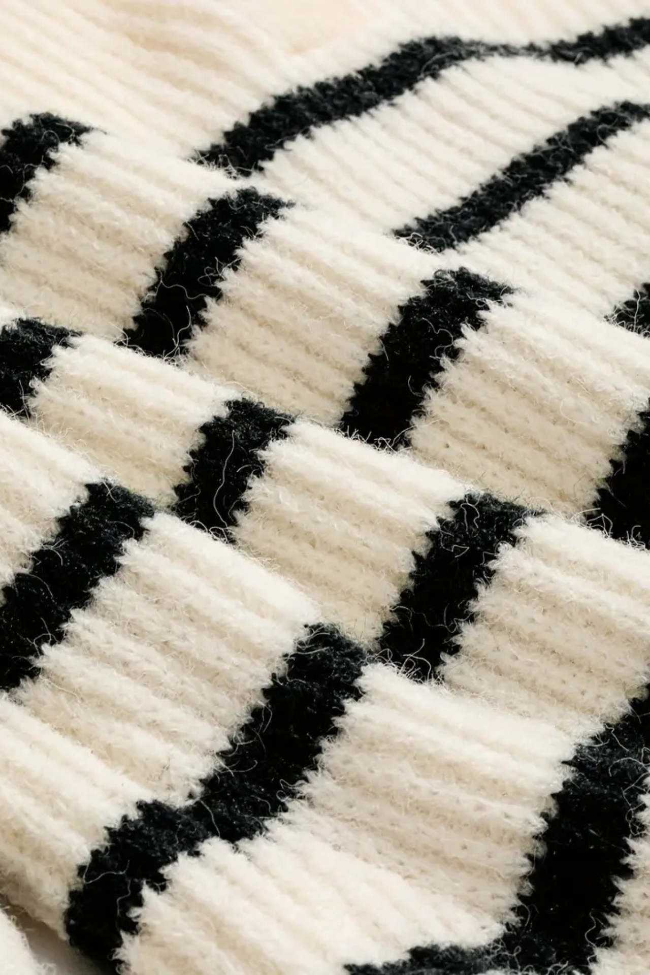 Old Money Classic gestreepte raglanmouwtrui