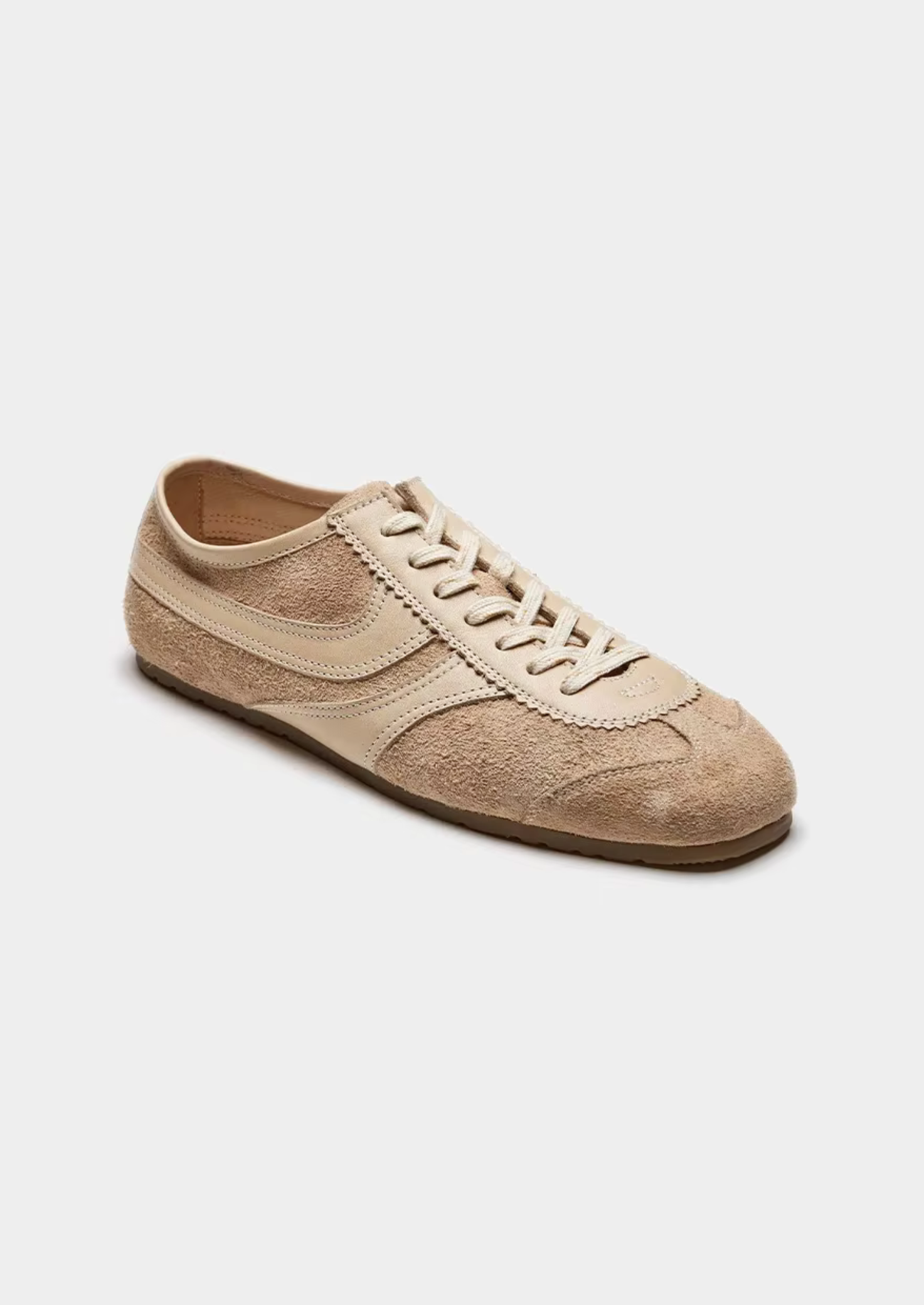 SAND RETRO TWO-TONE SUEDE RUNNER