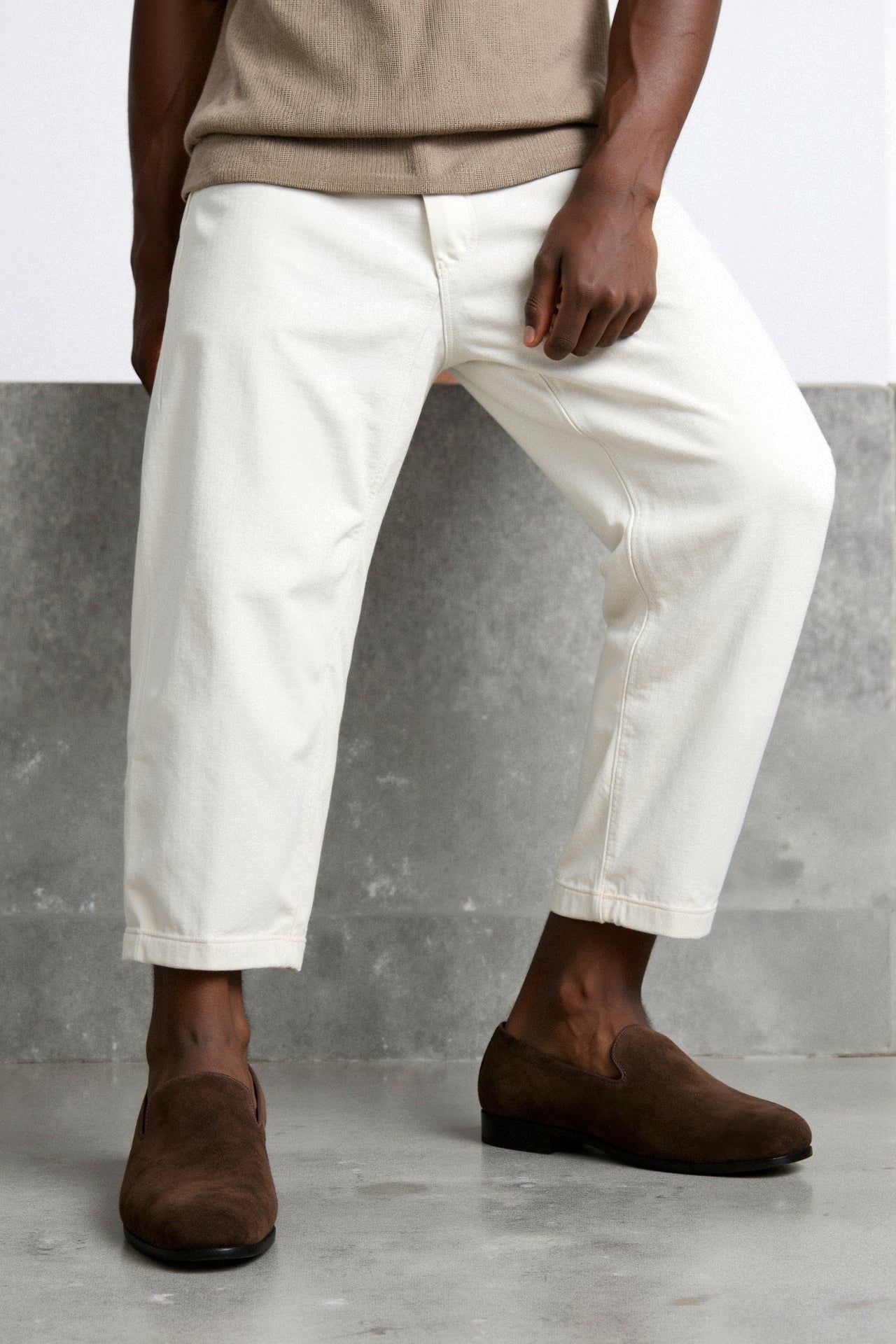 Old Money Heren Suède Antislip Loafers