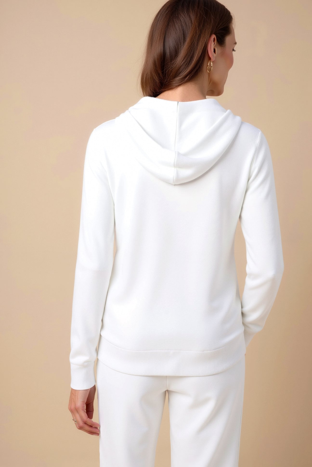 Women Smart Luxury Hooded Zip Sweater