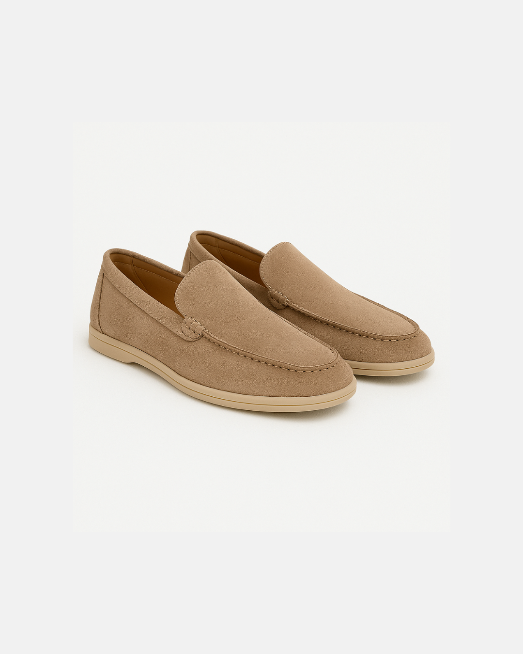 Old Money Classic Men's Clean Suede Loafers