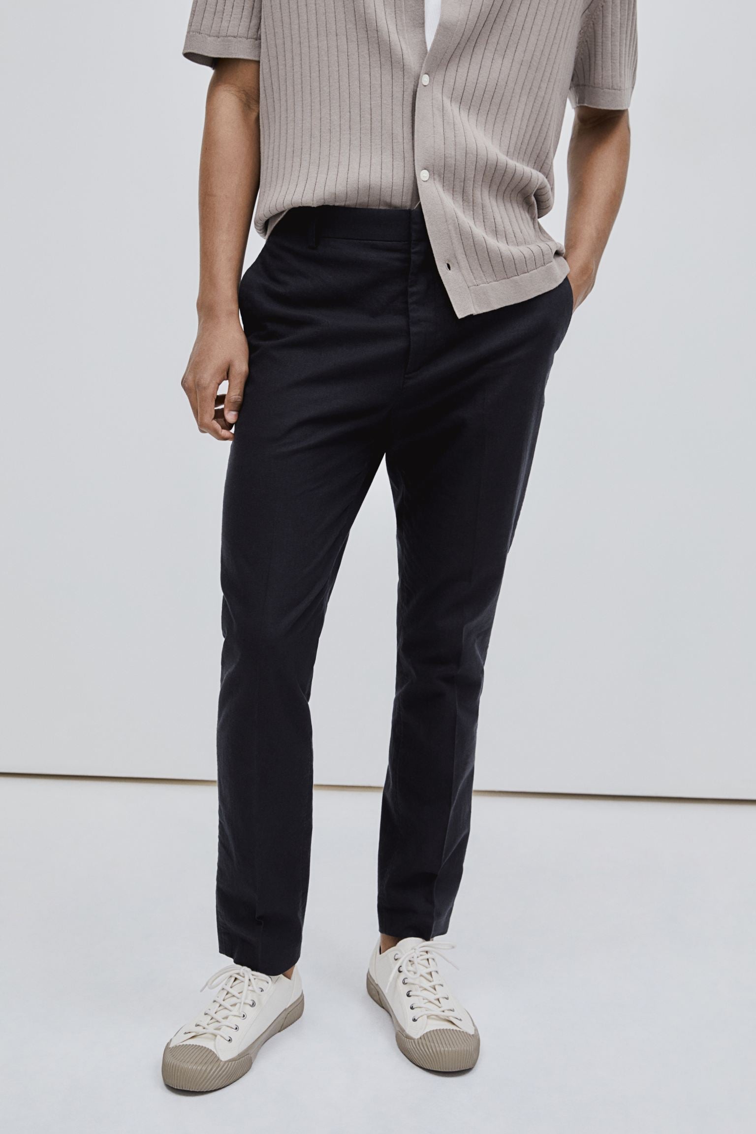Old Money Slim Spacial Classy Chino-broek 