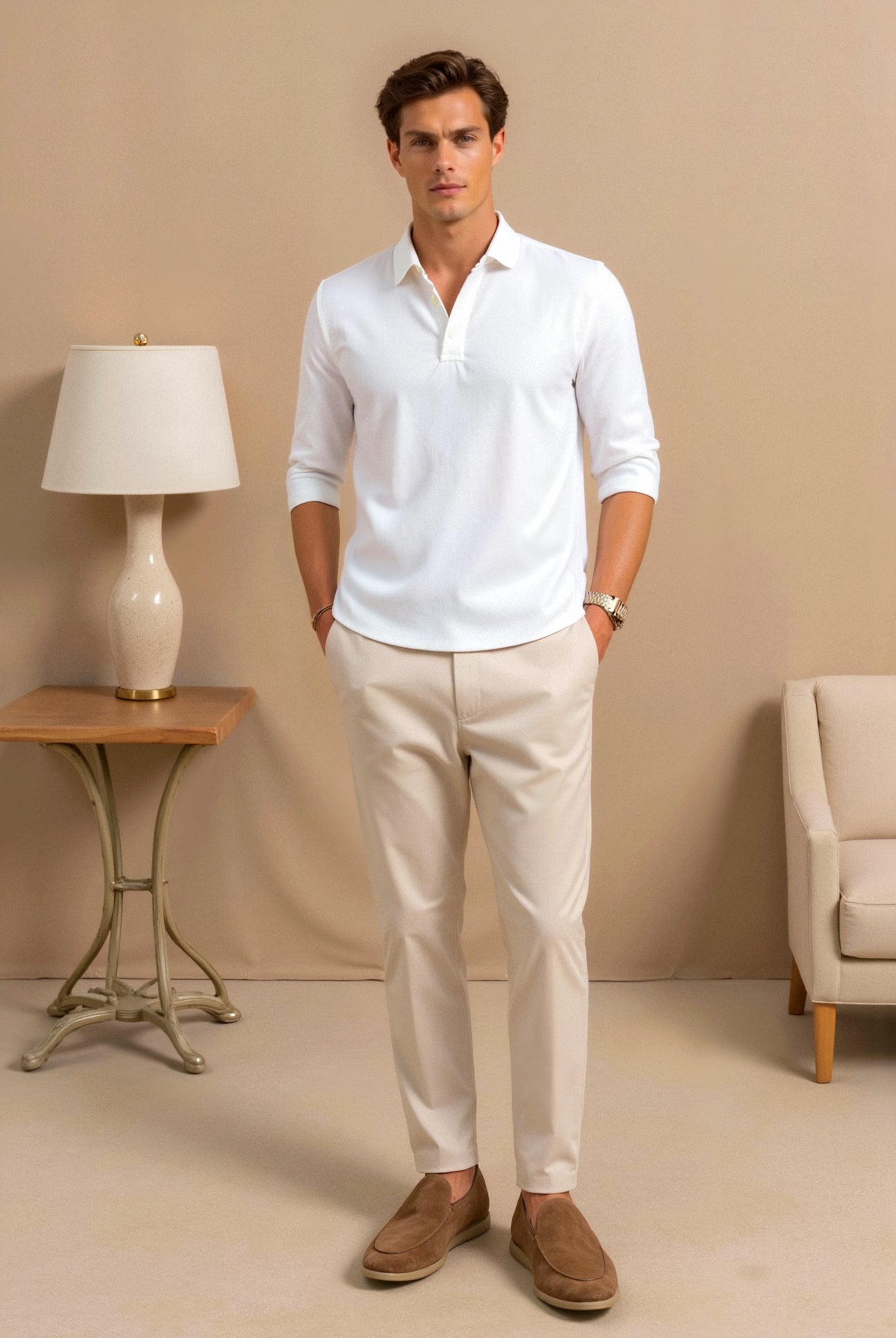 Old Money Classic Elegante Suède Loafers