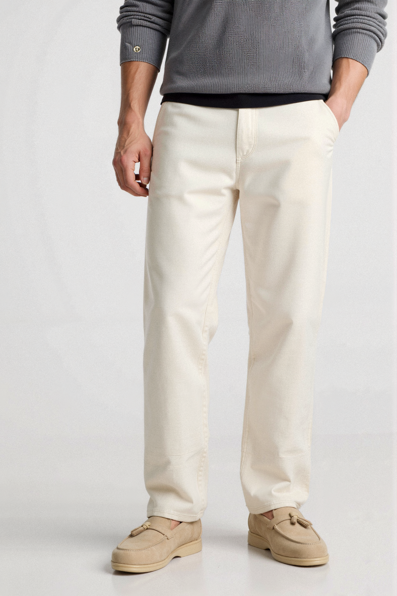 Ademende casual fluwelen loafers van Old Money