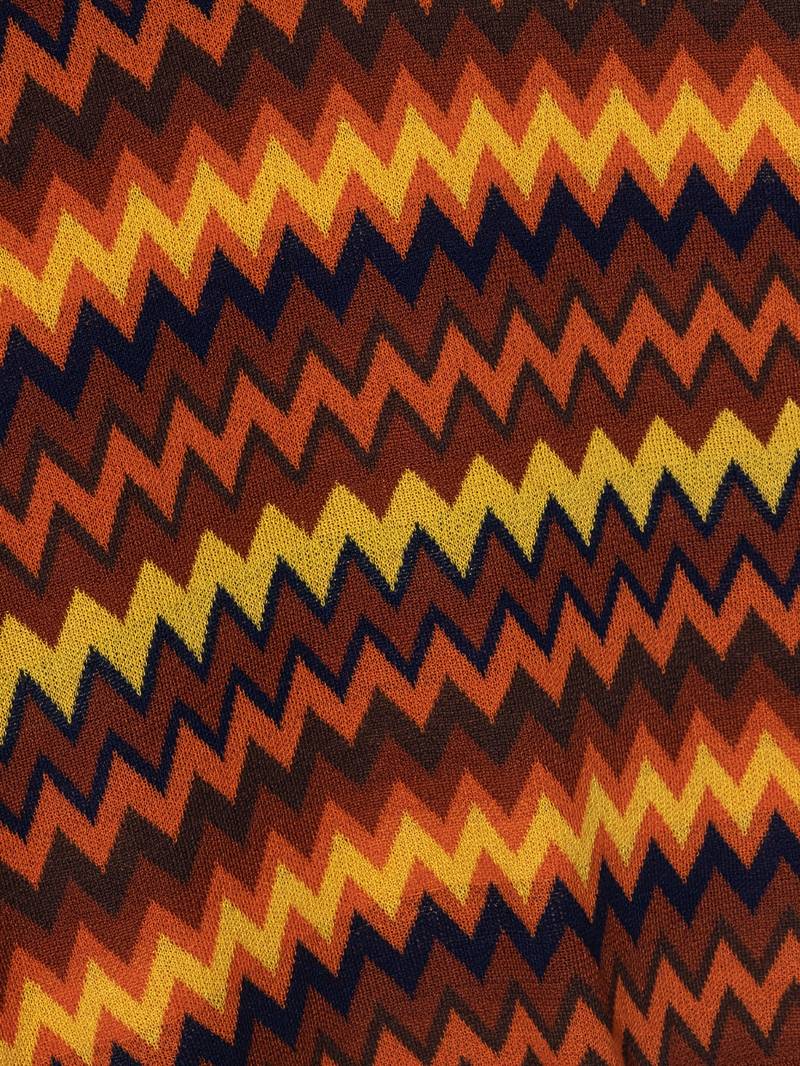 Chic gebreide polo met oud geldgolfpatroon 