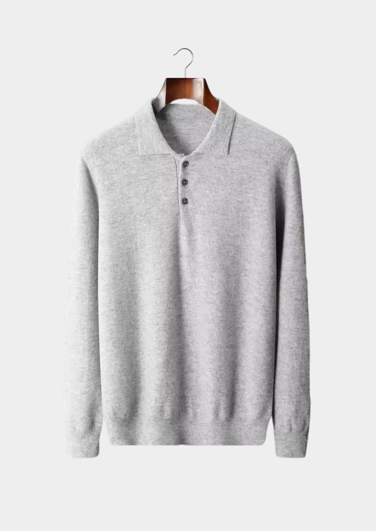 PURE EXTRA-FINE MERINO WOOL CLASSIC SWEATER POLO