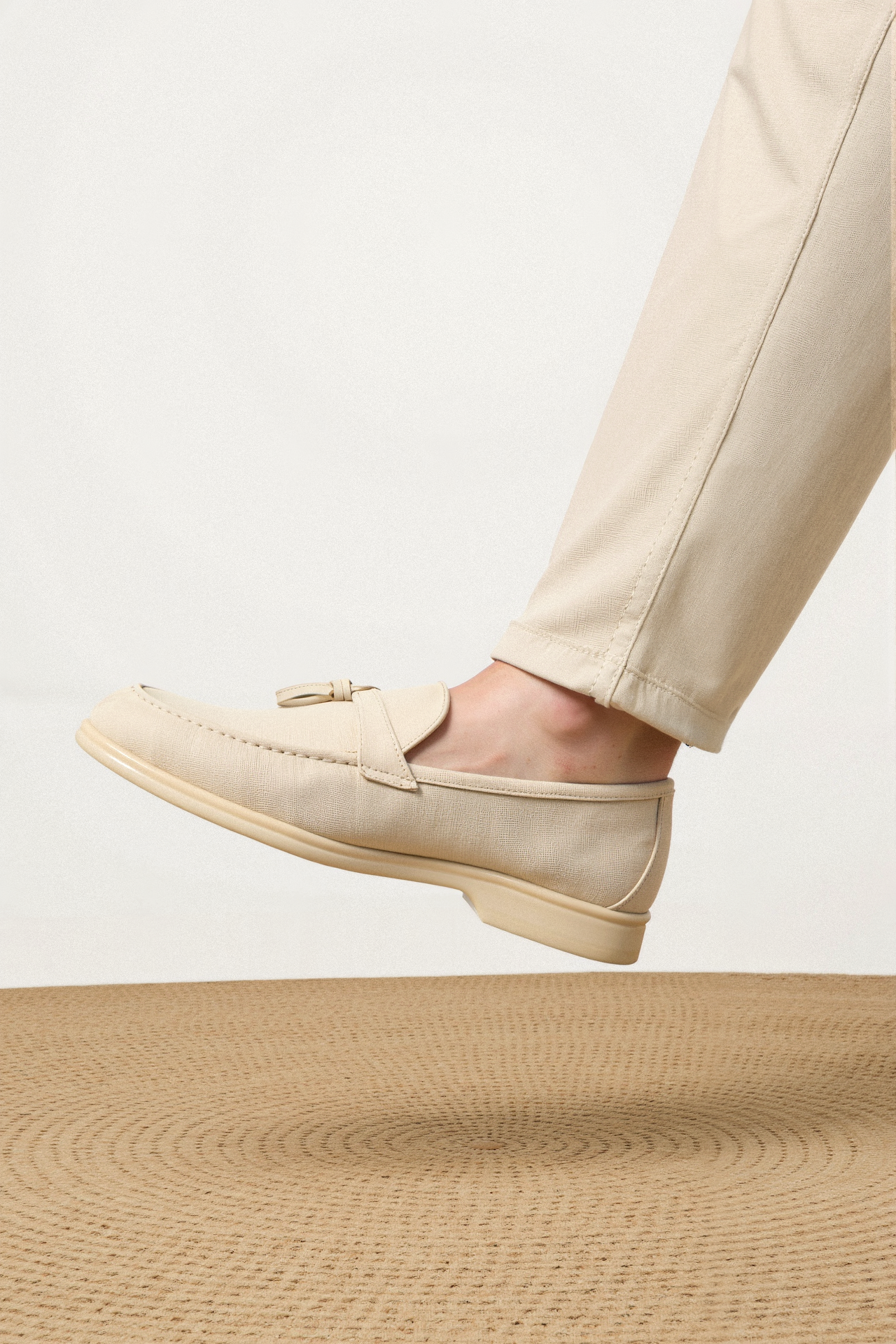 Ademende casual fluwelen loafers van Old Money