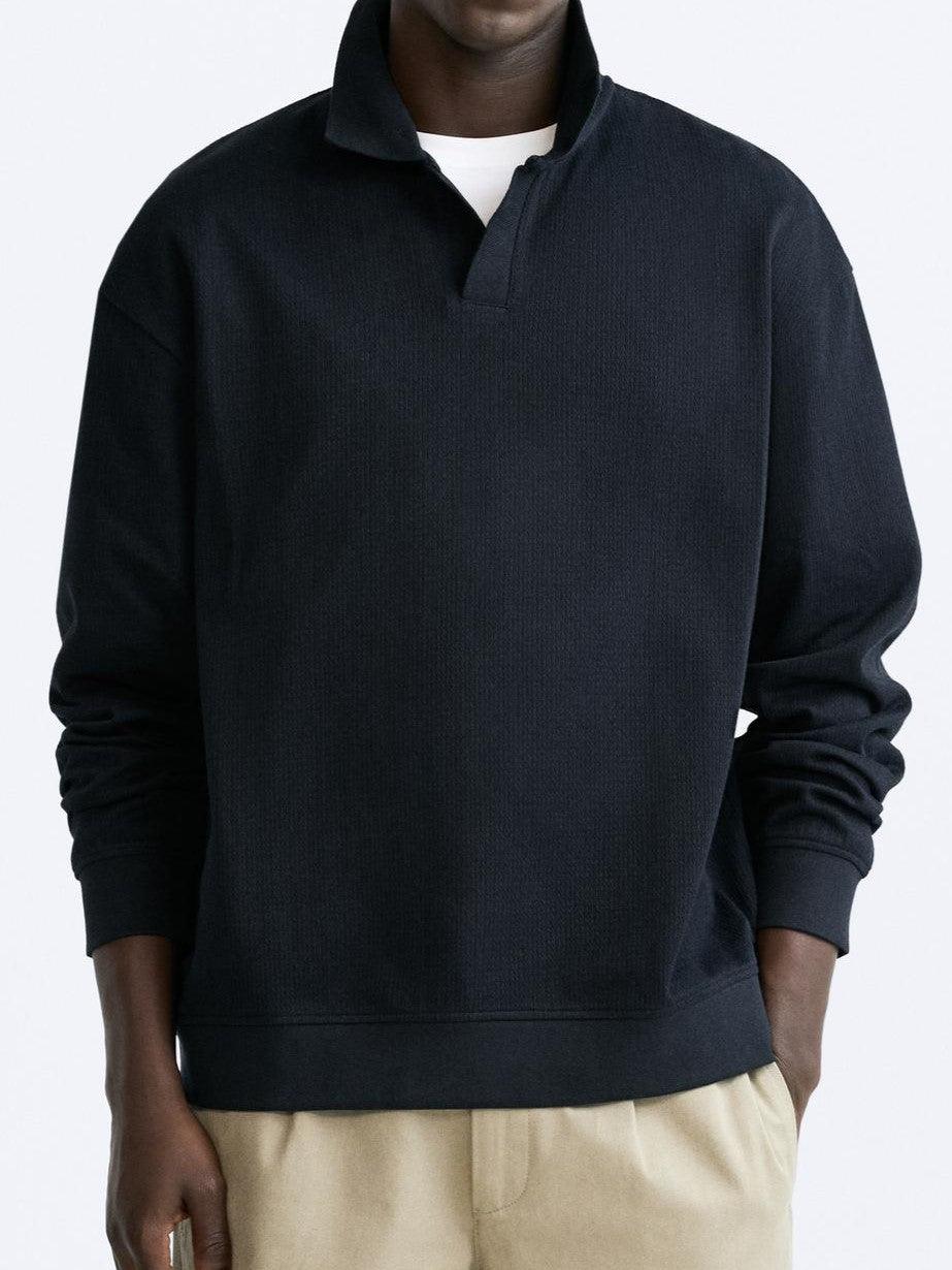 Old Money T-shirt met lange mouwen en comfortabele pasvorm